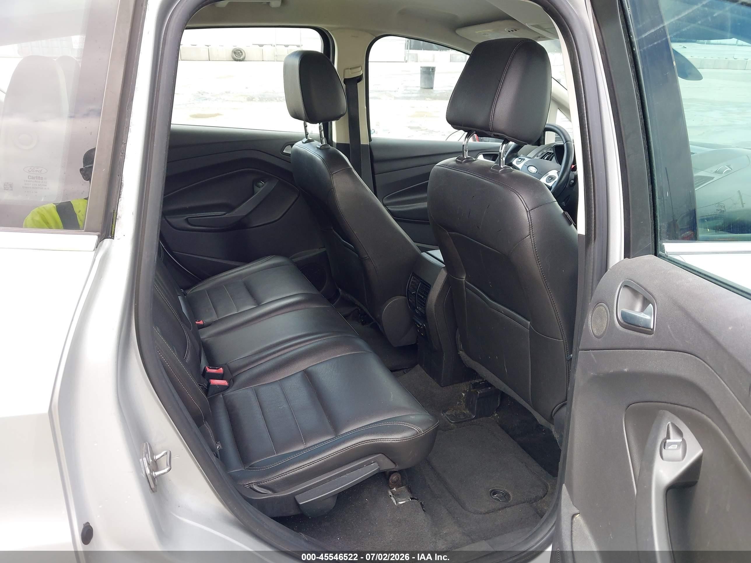 2014 Ford C-max Energi Sel Silver vin: 1FADP5CU3EL513330