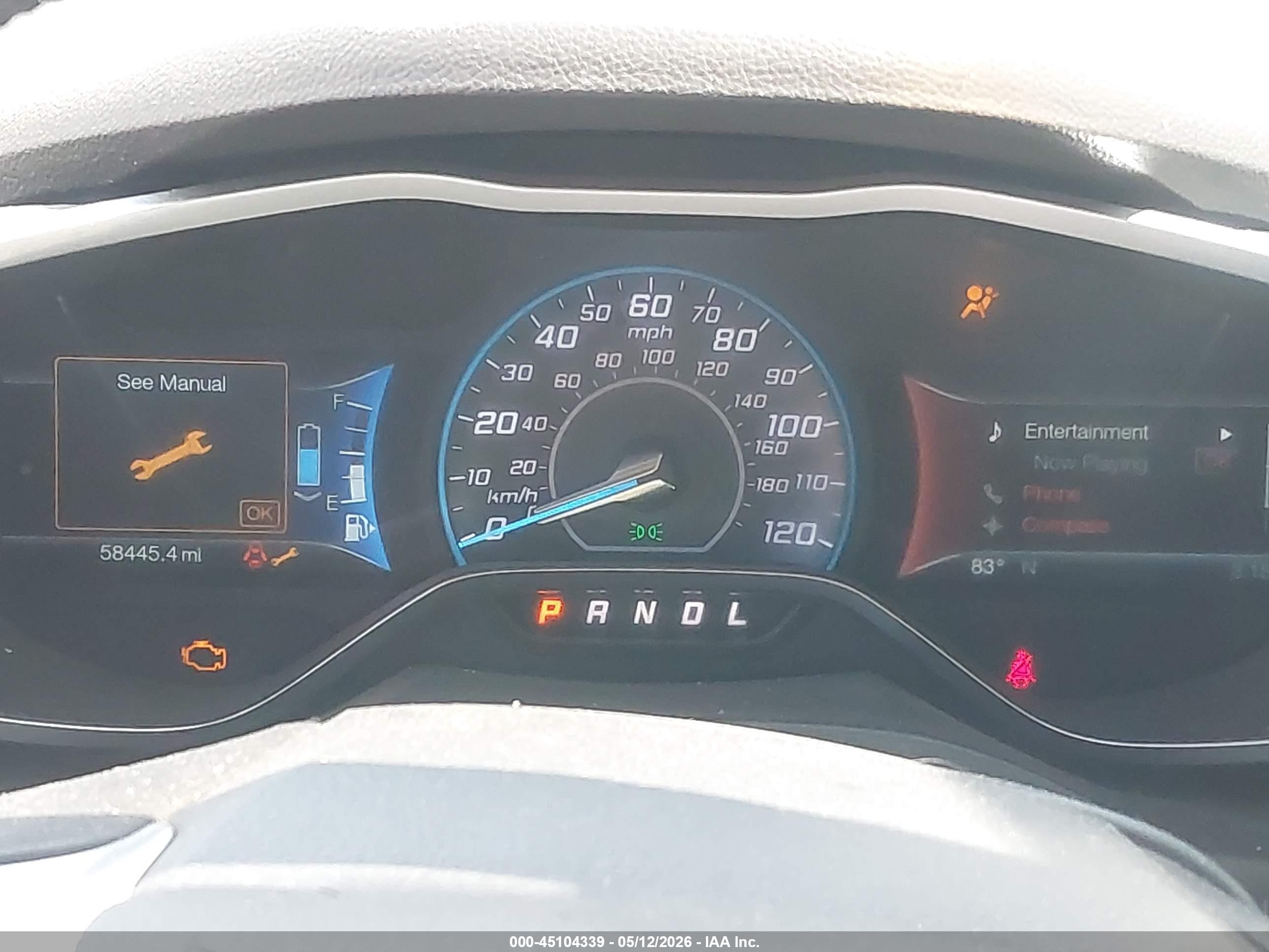 2014 Ford C-max Energi Sel Silver vin: 1FADP5CU3EL518673