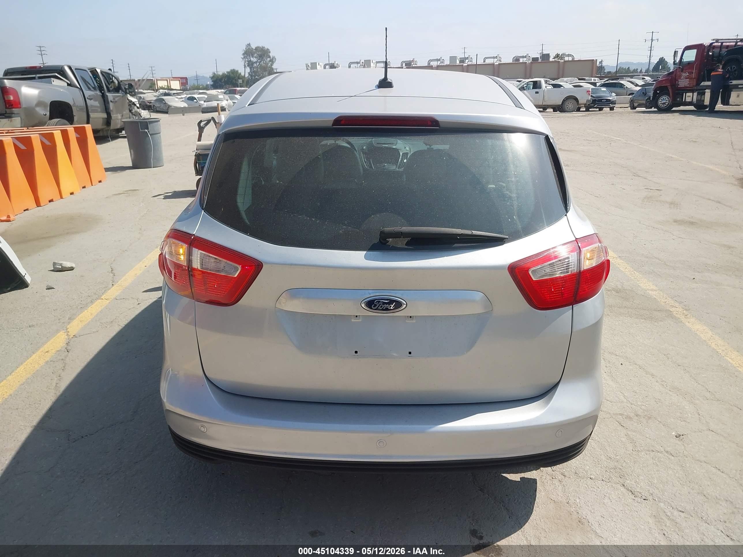 2014 Ford C-max Energi Sel Silver vin: 1FADP5CU3EL518673