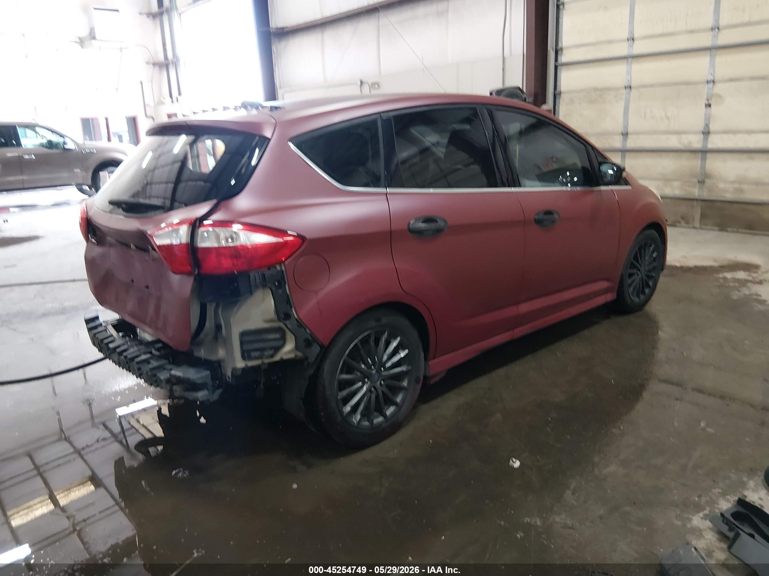 2015 Ford C-max Energi Sel Red vin: 1FADP5CU3FL100664