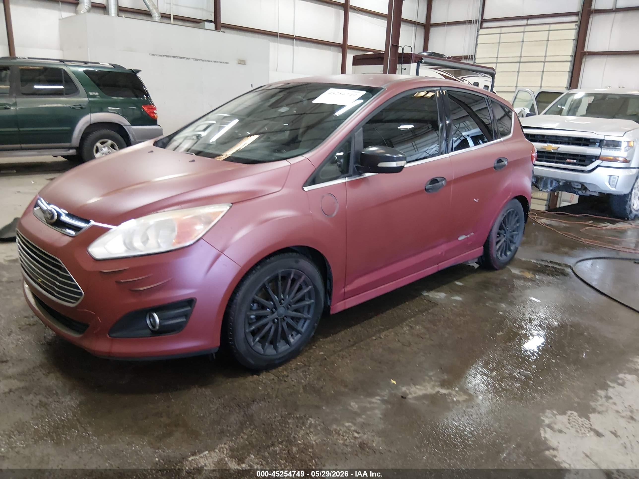 2015 Ford C-max Energi Sel Red vin: 1FADP5CU3FL100664