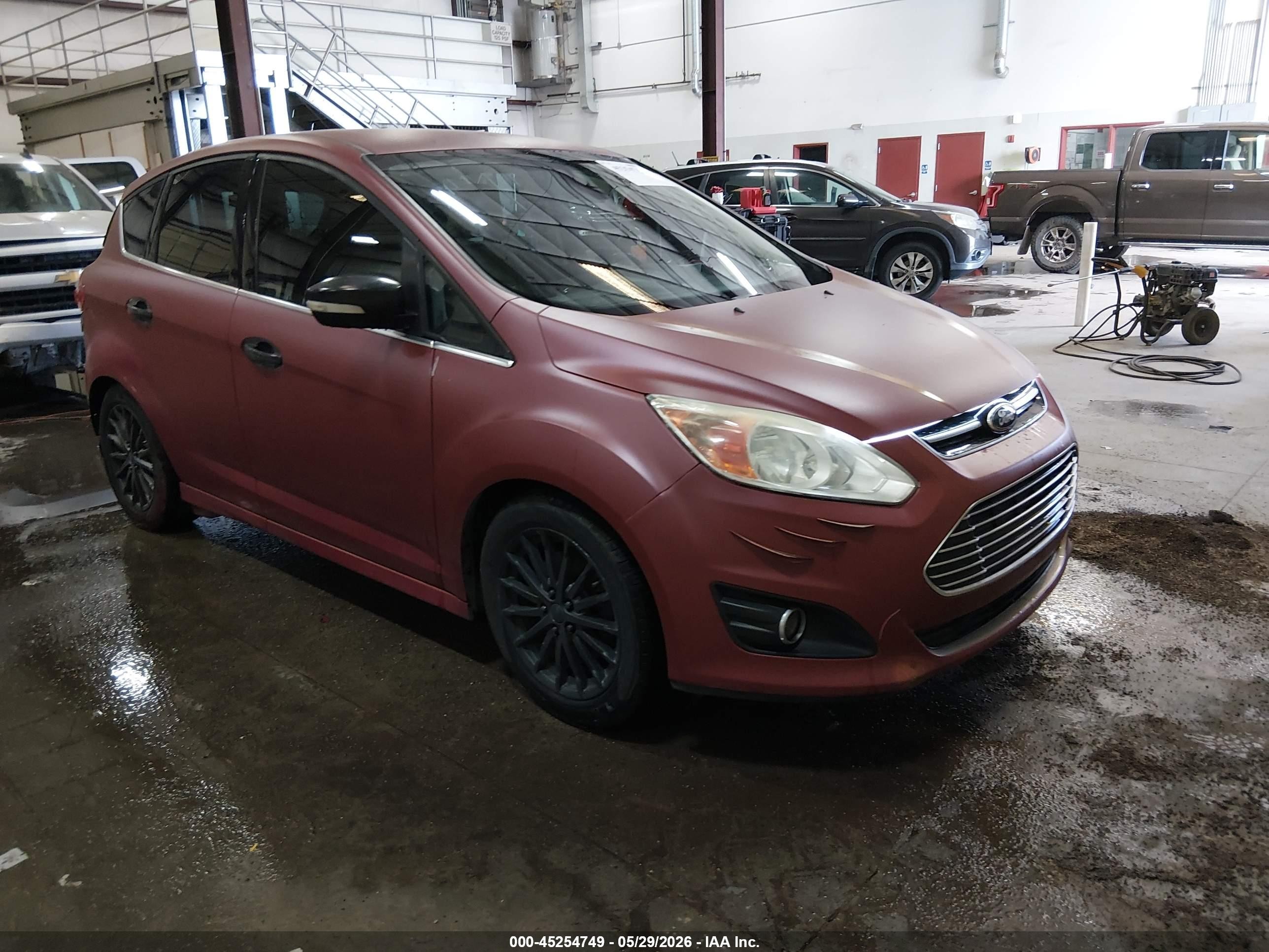 2015 Ford C-max Energi Sel Red vin: 1FADP5CU3FL100664
