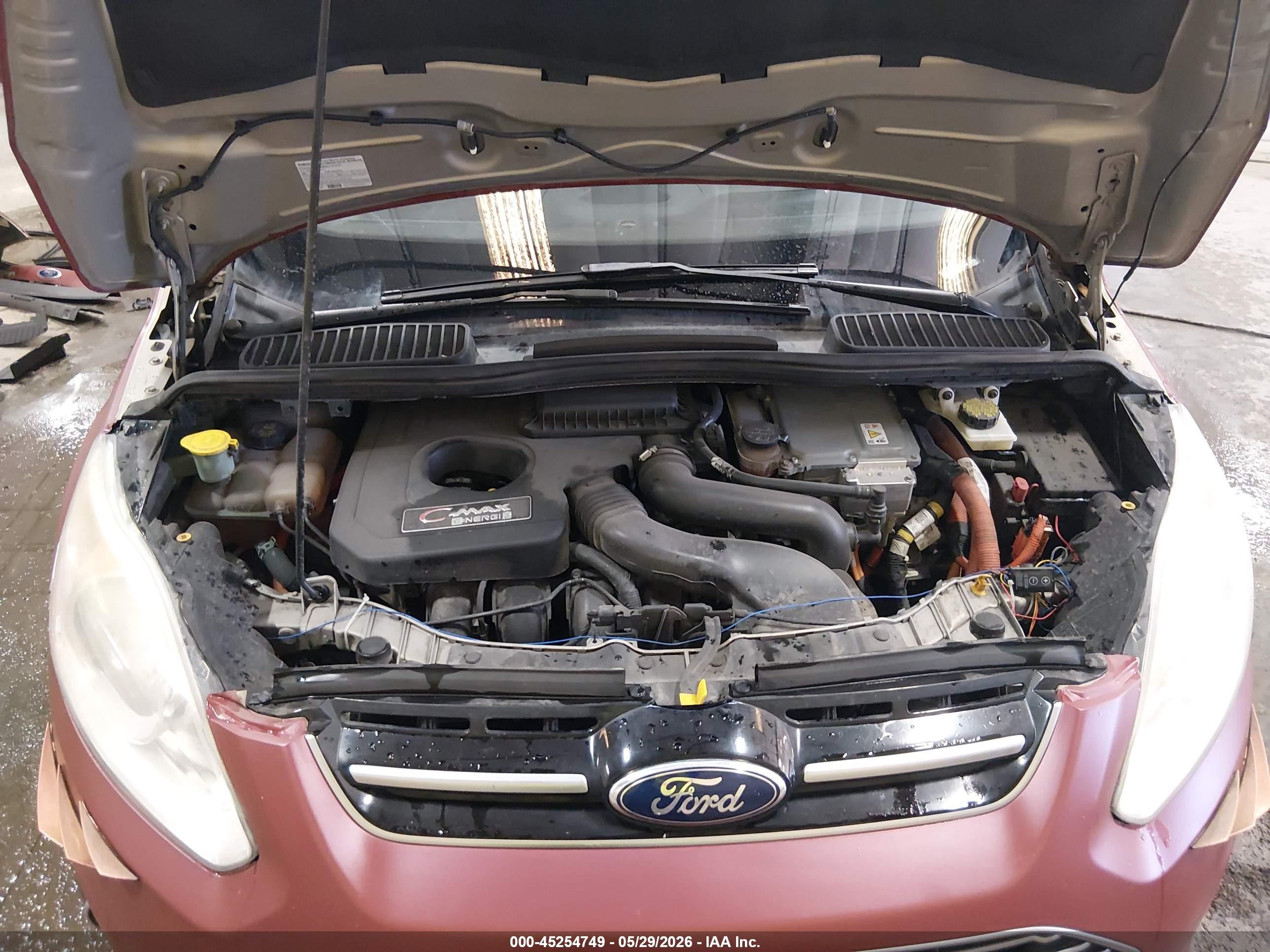 2015 Ford C-max Energi Sel Red vin: 1FADP5CU3FL100664