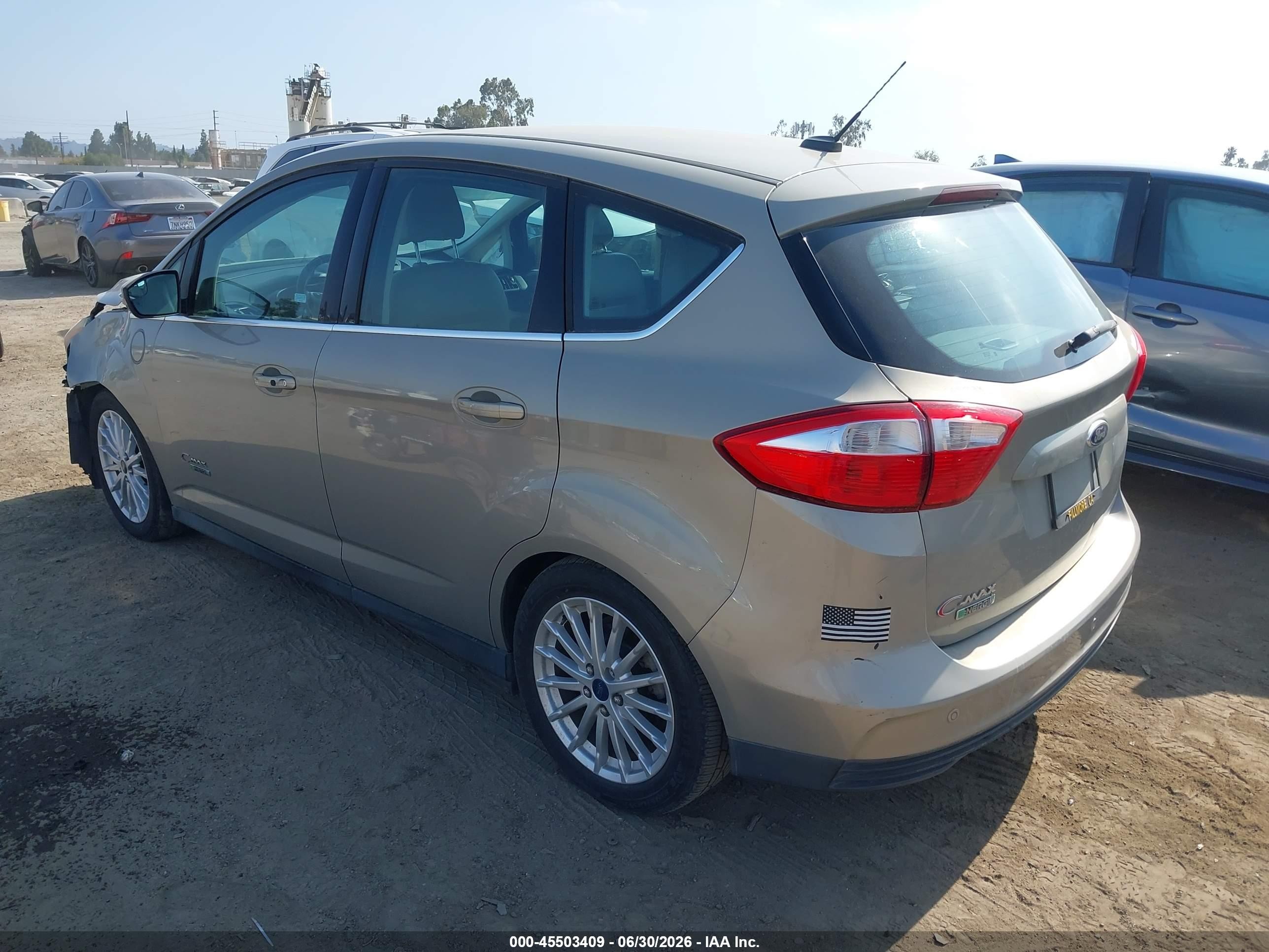 2015 Ford C-max Energi Sel Золотой vin: 1FADP5CU3FL101040