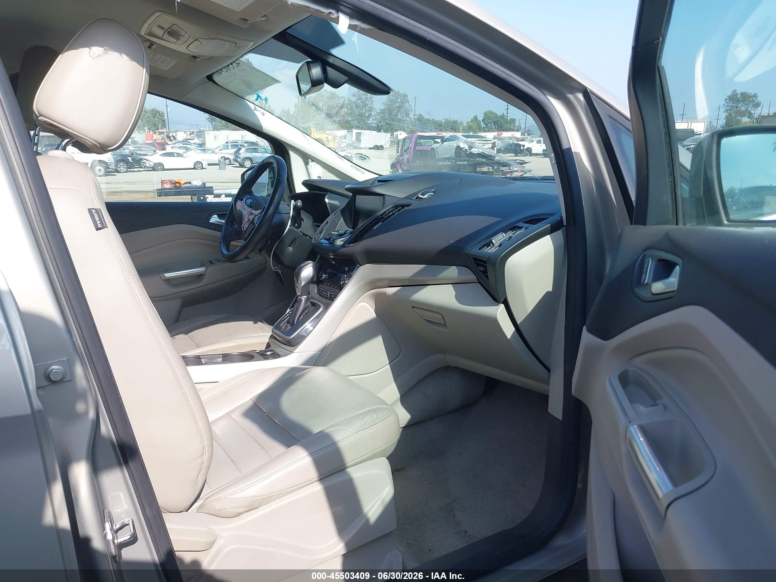 2015 Ford C-max Energi Sel Золотой vin: 1FADP5CU3FL101040