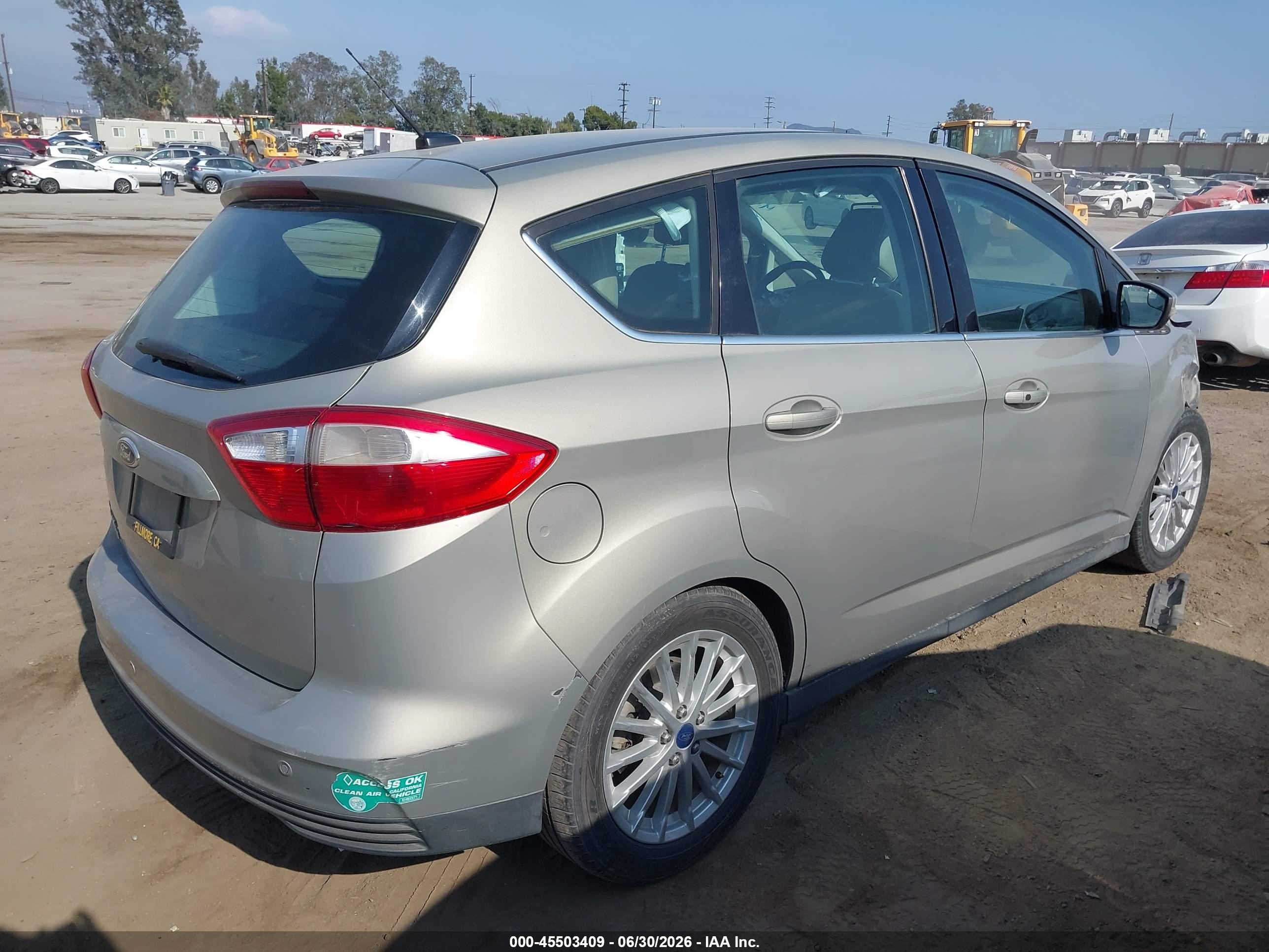 2015 Ford C-max Energi Sel Золотой vin: 1FADP5CU3FL101040