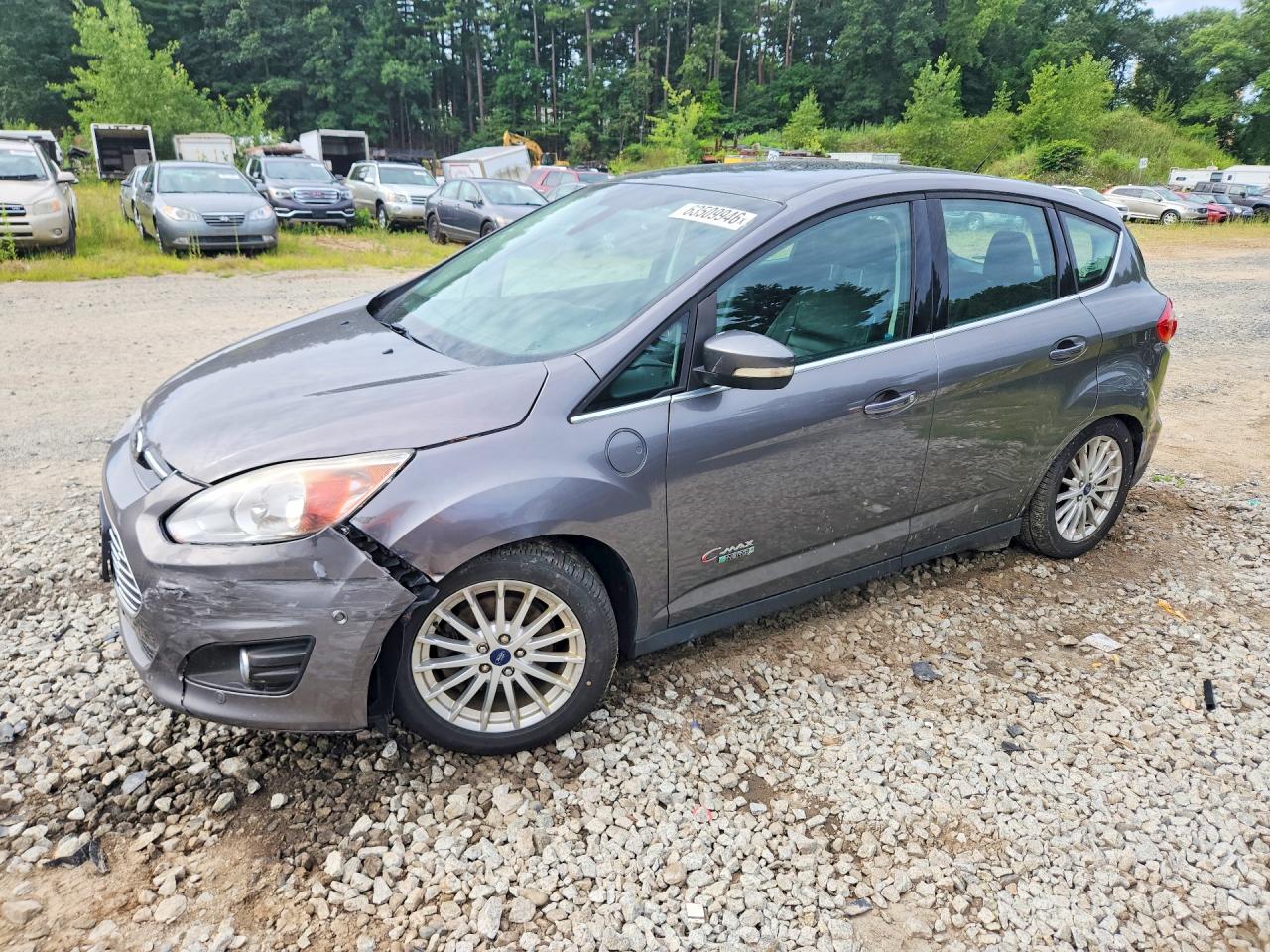 2014 Ford C-max Premium Gray vin: 1FADP5CU4EL500182
