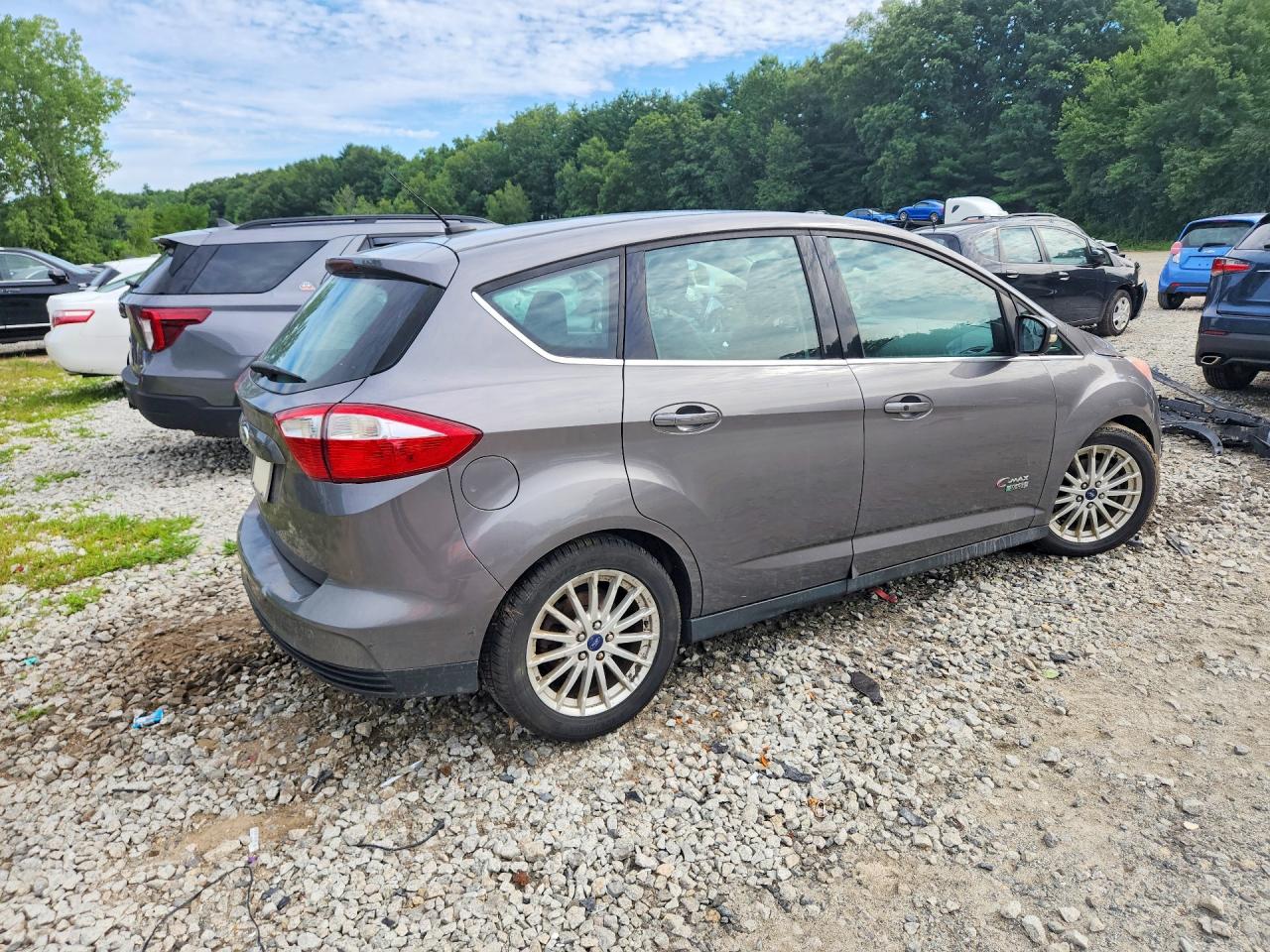 2014 Ford C-max Premium Gray vin: 1FADP5CU4EL500182