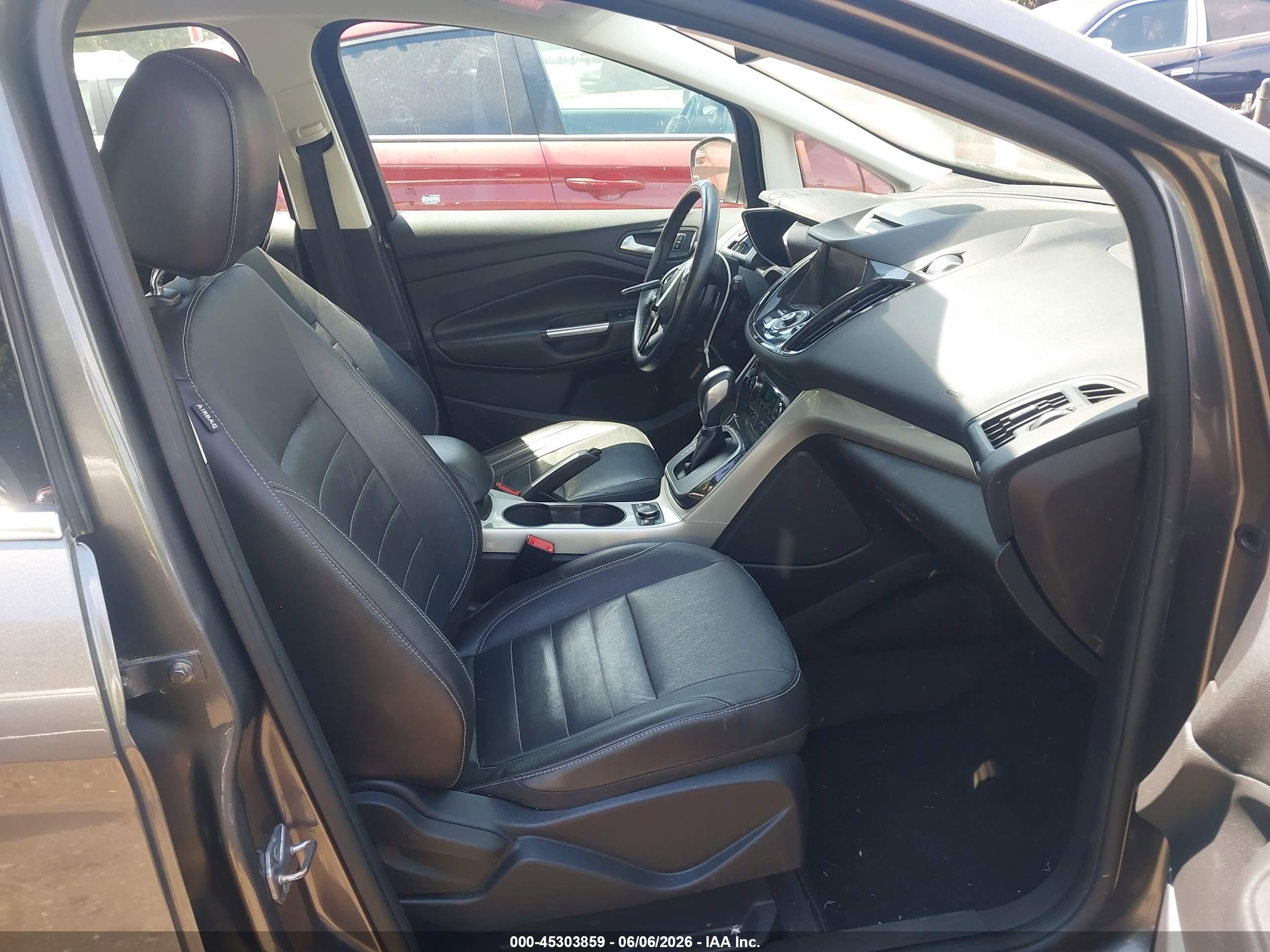 2014 Ford C-max Energi Sel Gray vin: 1FADP5CU4EL508329