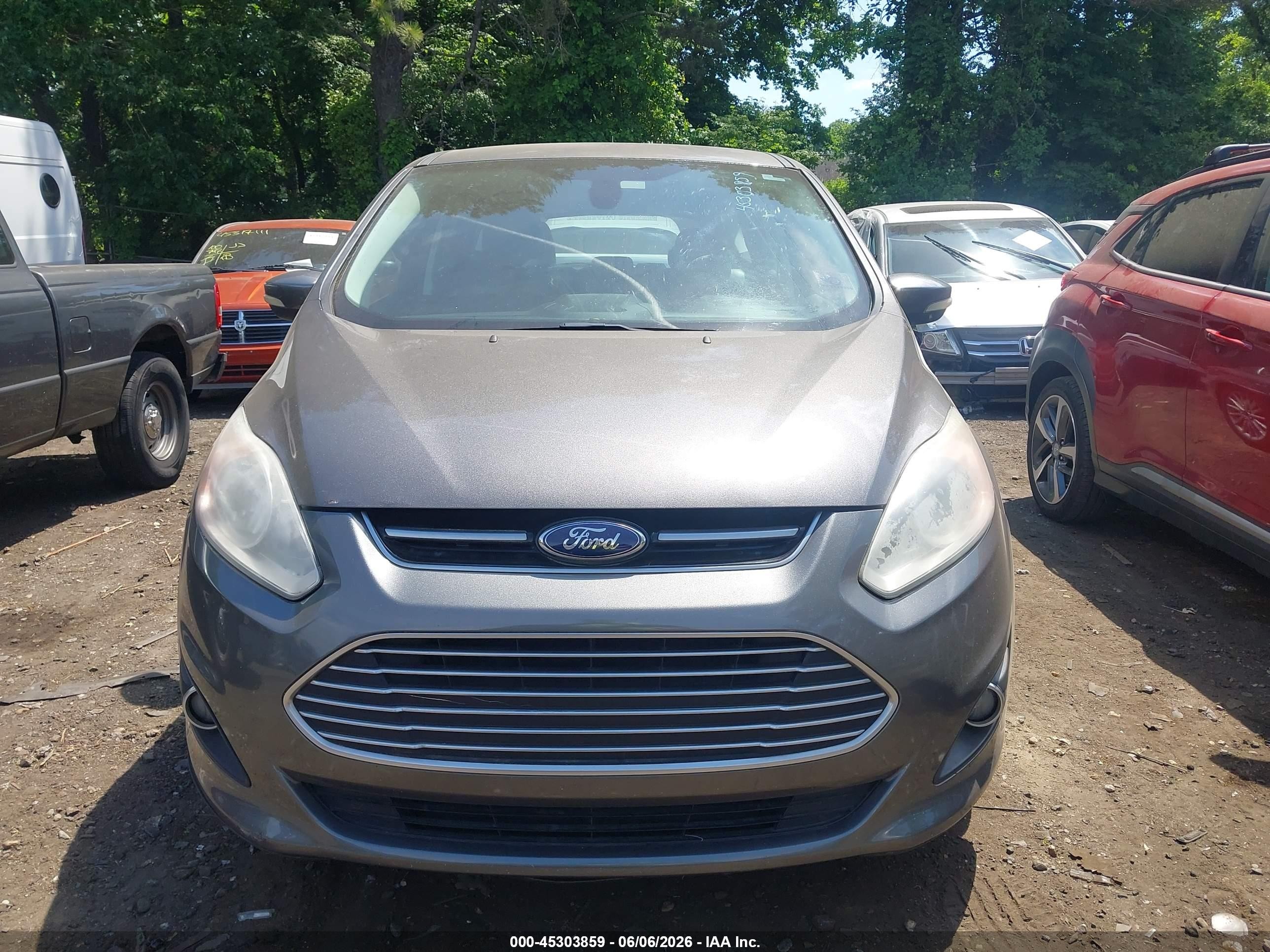 2014 Ford C-max Energi Sel Gray vin: 1FADP5CU4EL508329