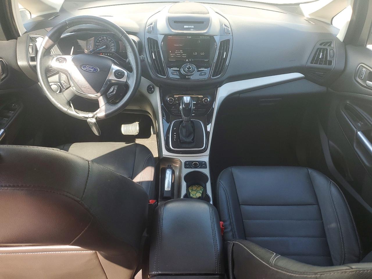 2014 Ford C-max Premium White vin: 1FADP5CU4EL520352
