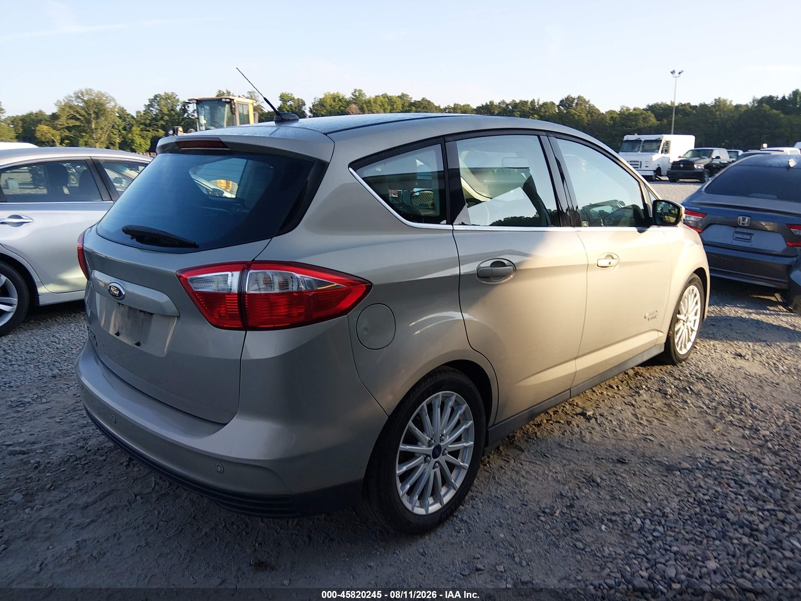 2015 Ford C-max Energi Sel Серый vin: 1FADP5CU4FL108160