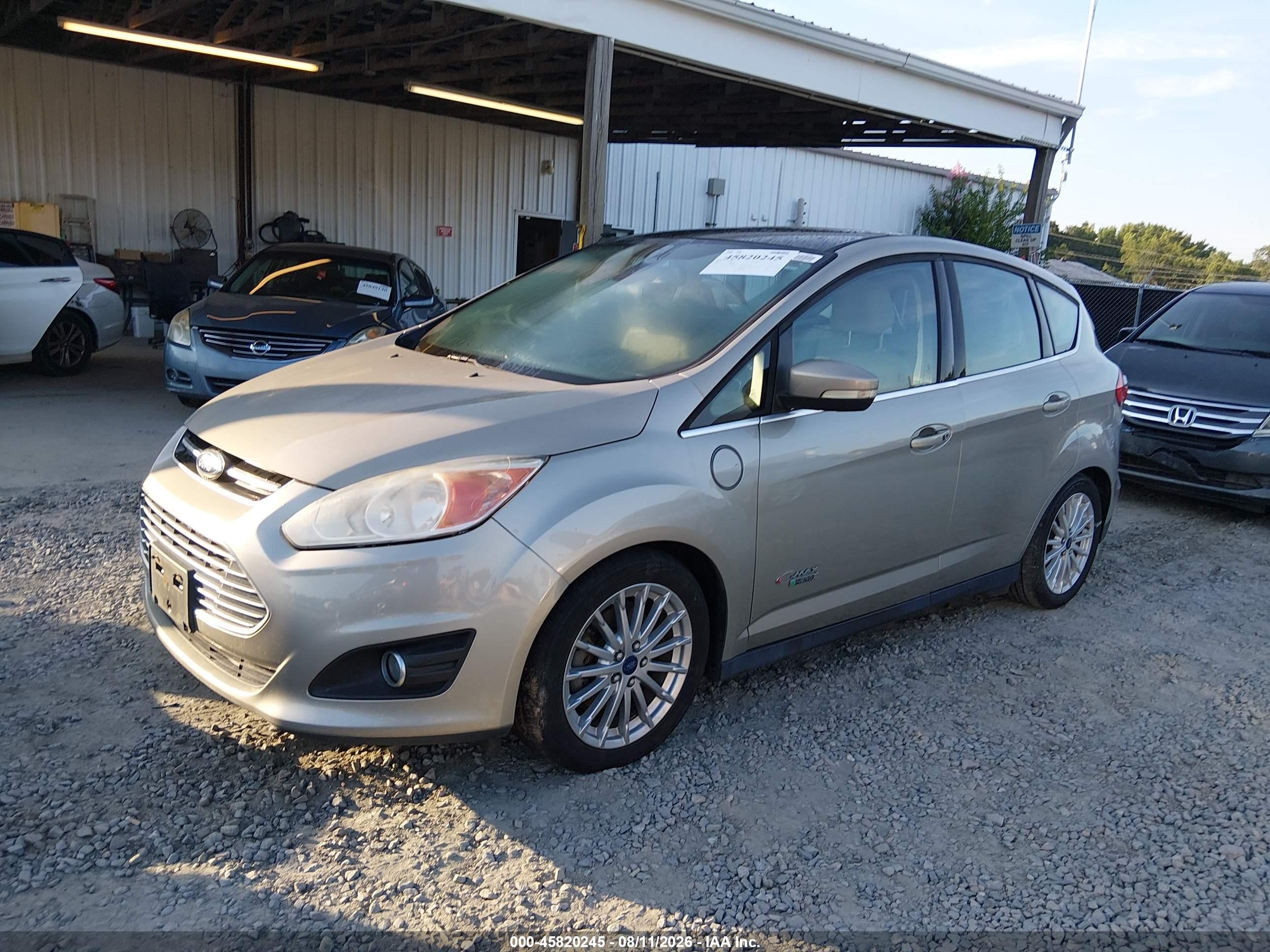 2015 Ford C-max Energi Sel Серый vin: 1FADP5CU4FL108160