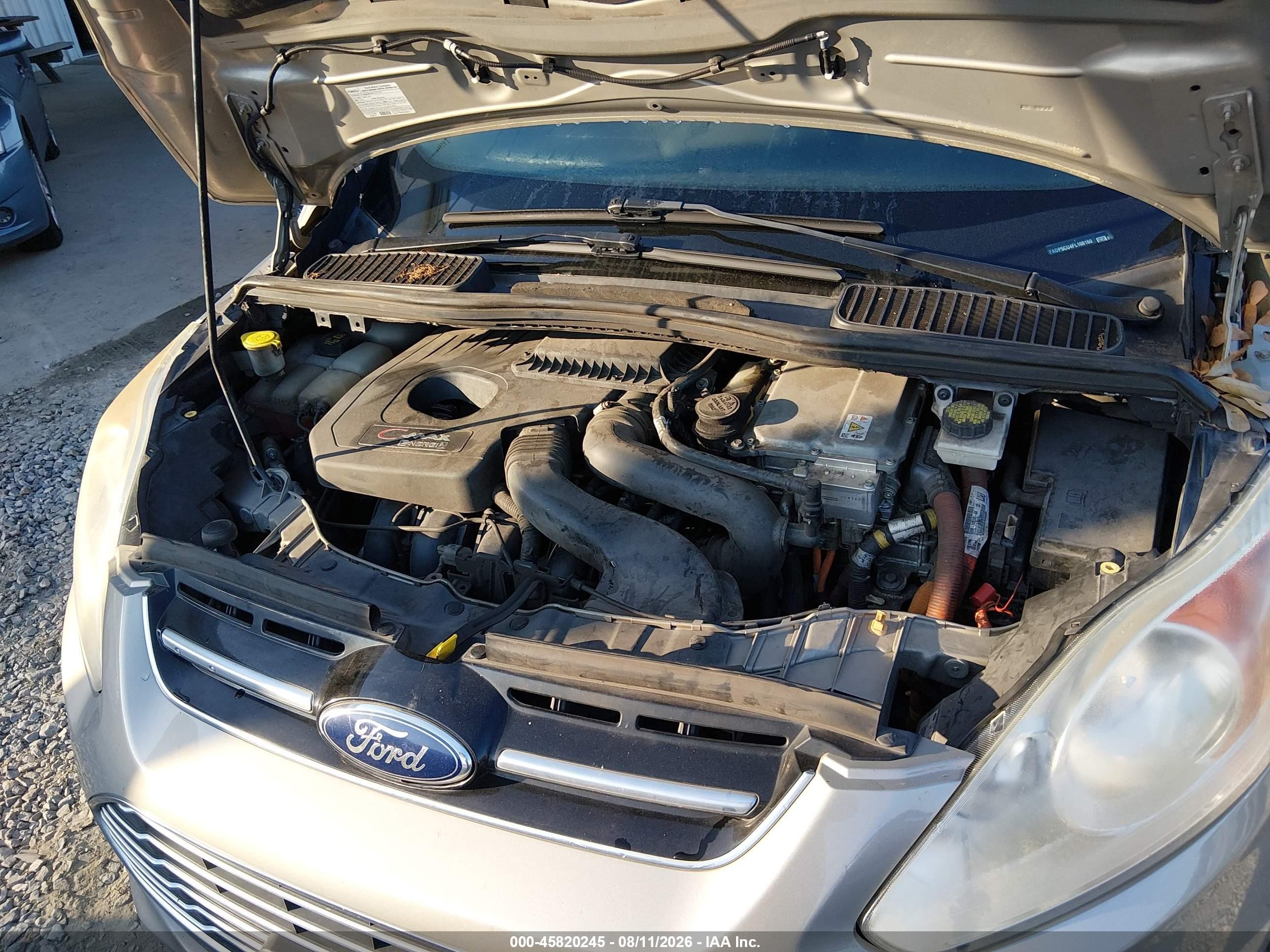 2015 Ford C-max Energi Sel Серый vin: 1FADP5CU4FL108160