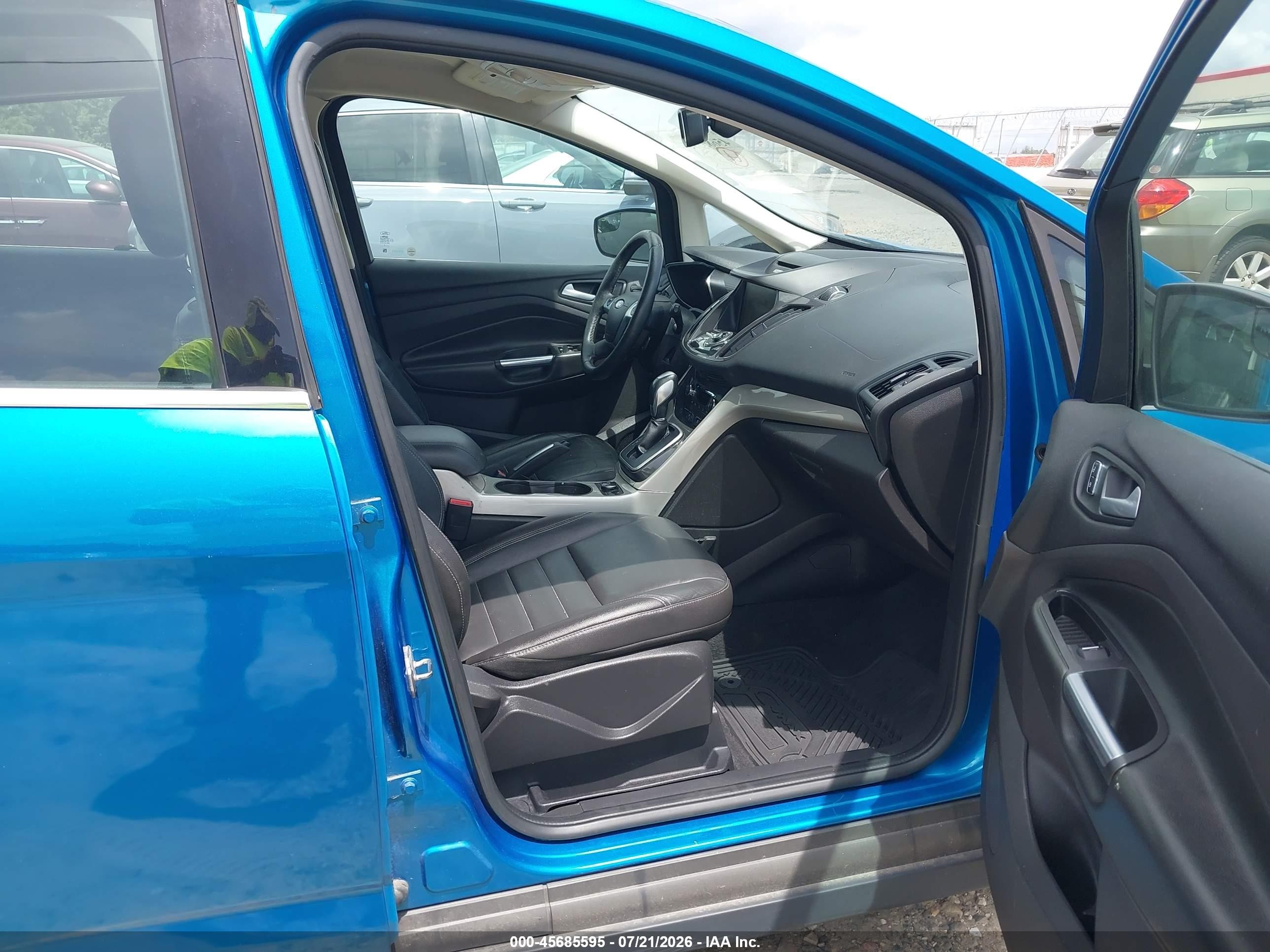 2015 Ford C-max Energi Sel Blue vin: 1FADP5CU4FL113990
