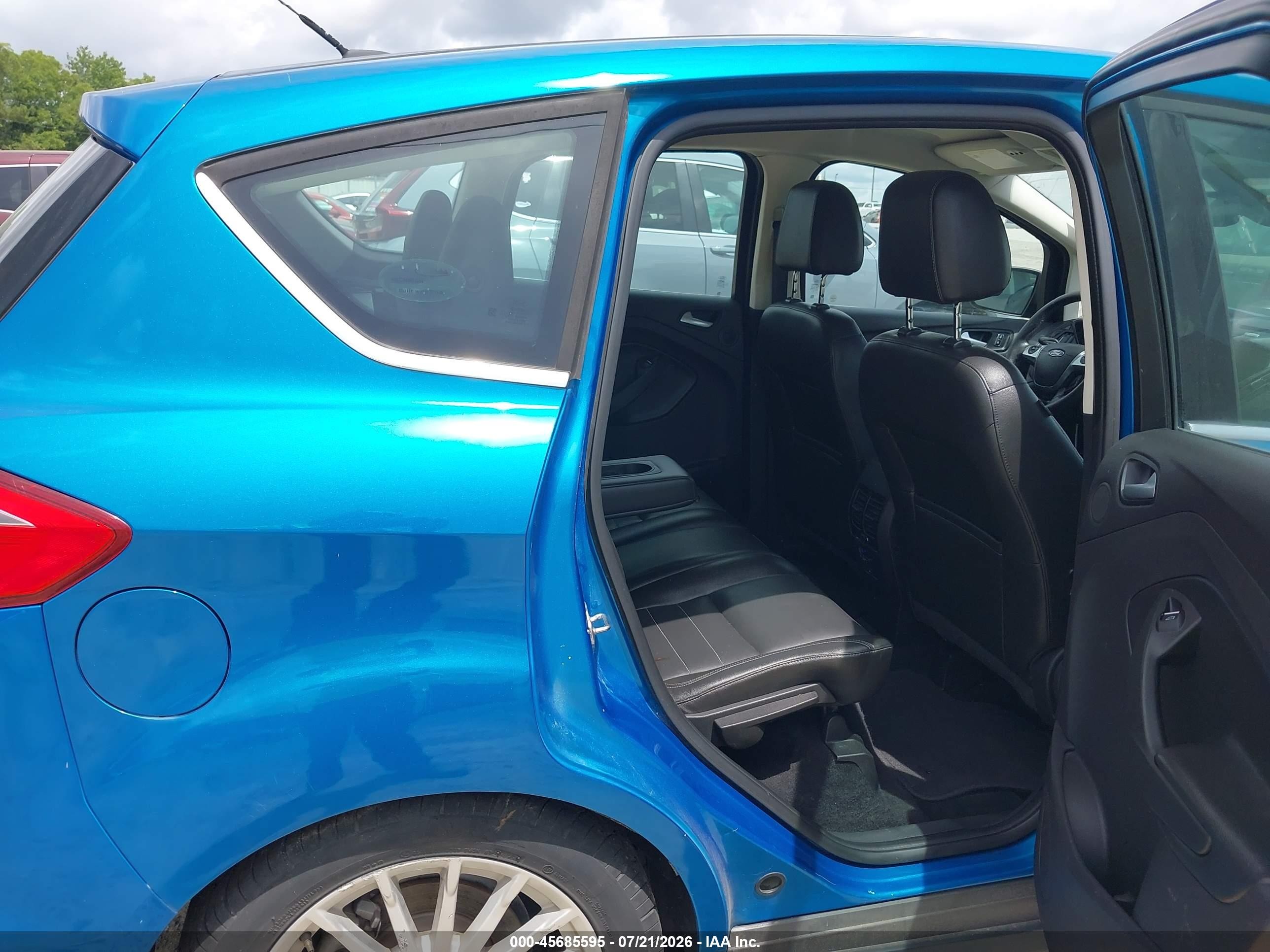 2015 Ford C-max Energi Sel Blue vin: 1FADP5CU4FL113990