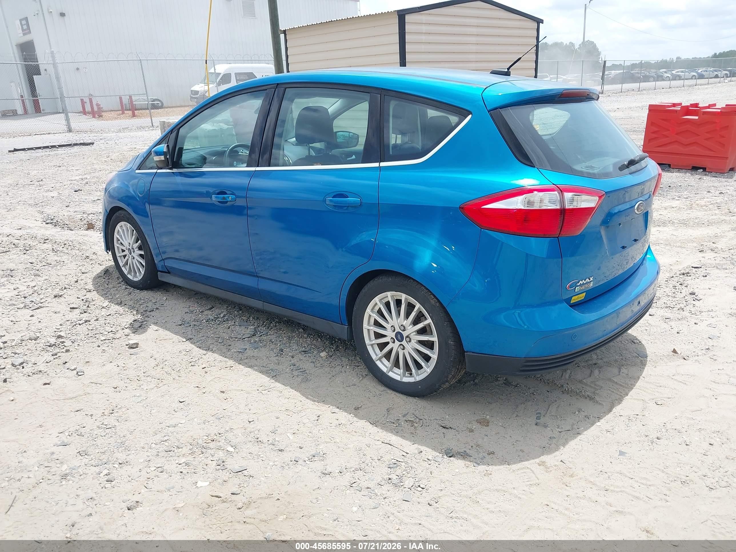 2015 Ford C-max Energi Sel Blue vin: 1FADP5CU4FL113990