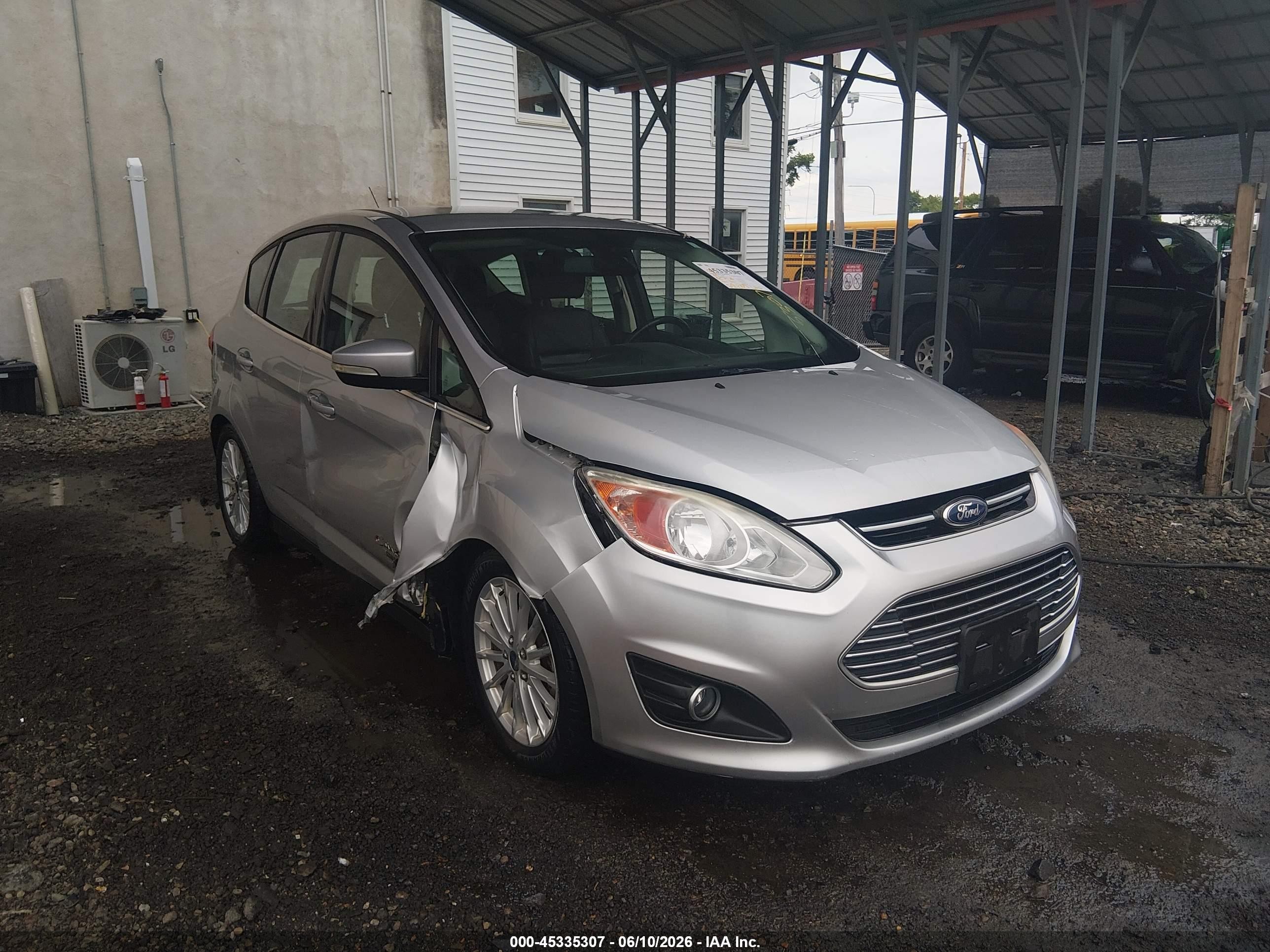 2015 Ford C-max Energi Sel Silver vin: 1FADP5CU4FL121751