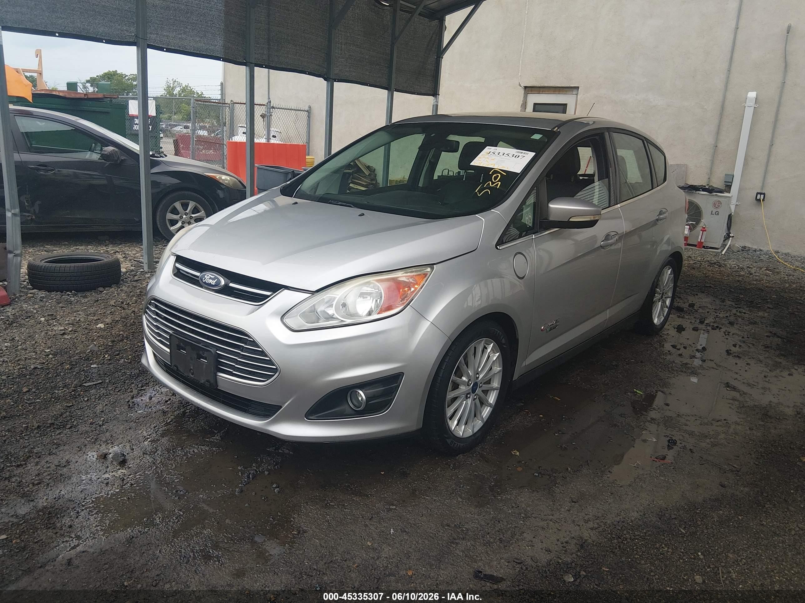 2015 Ford C-max Energi Sel Silver vin: 1FADP5CU4FL121751