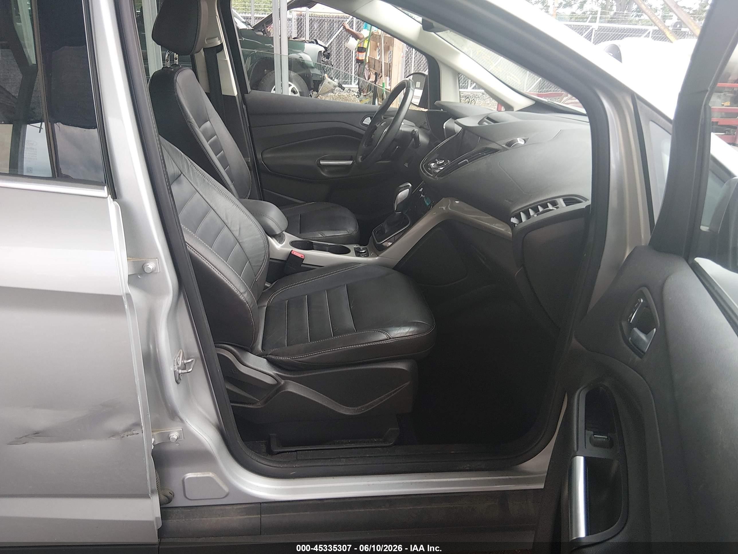 2015 Ford C-max Energi Sel Silver vin: 1FADP5CU4FL121751