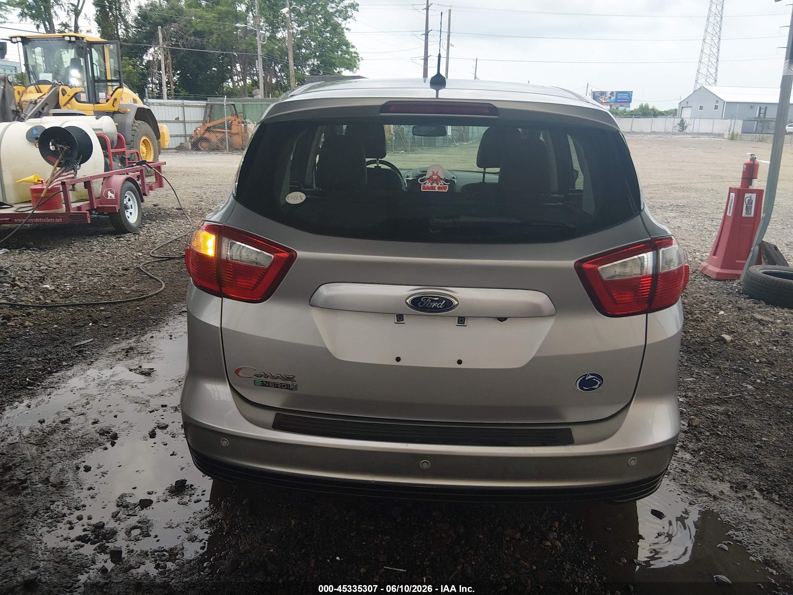 2015 Ford C-max Energi Sel Silver vin: 1FADP5CU4FL121751