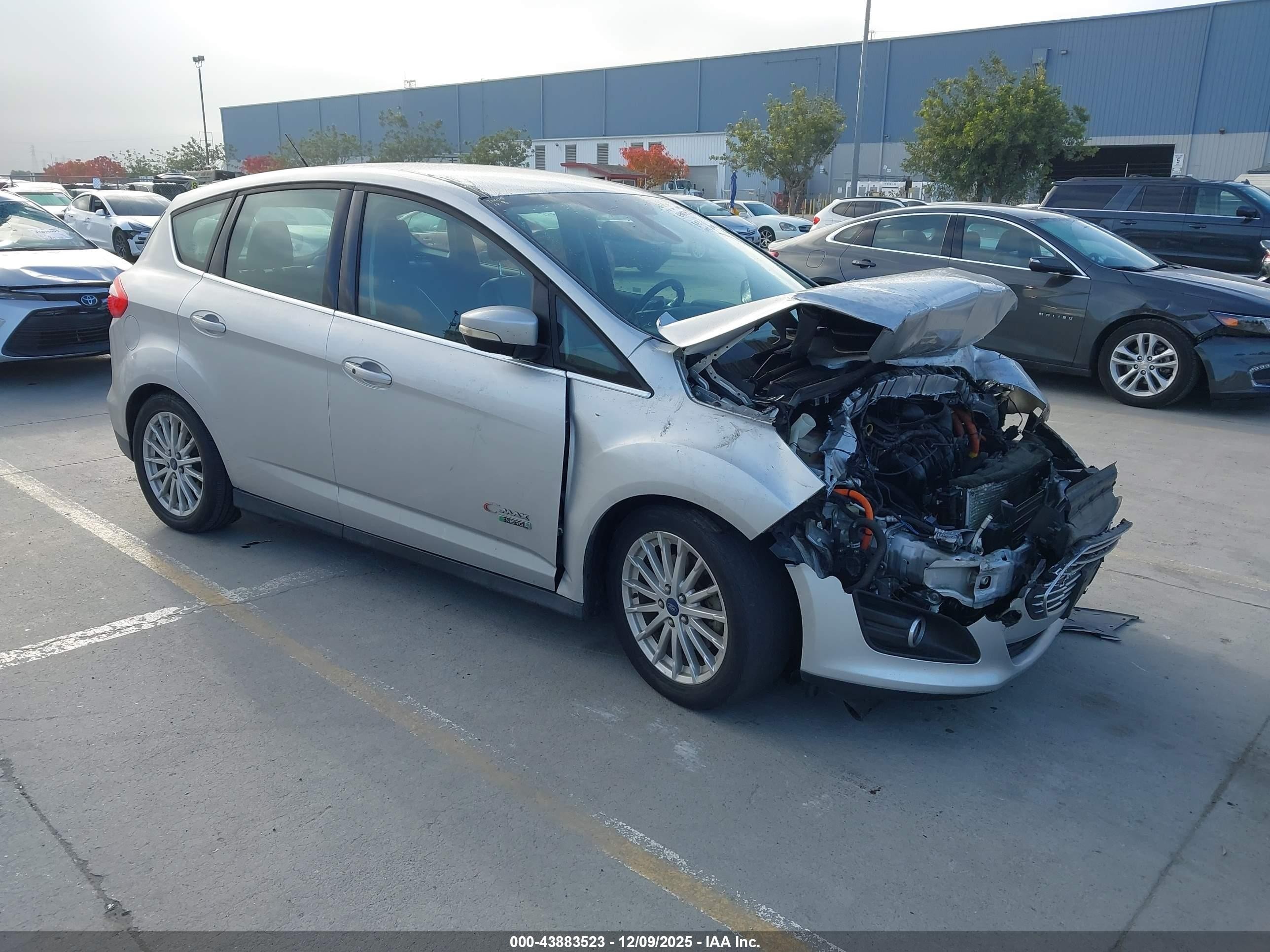 2015 Ford C-max Energi Sel Серый vin: 1FADP5CU4FL122298