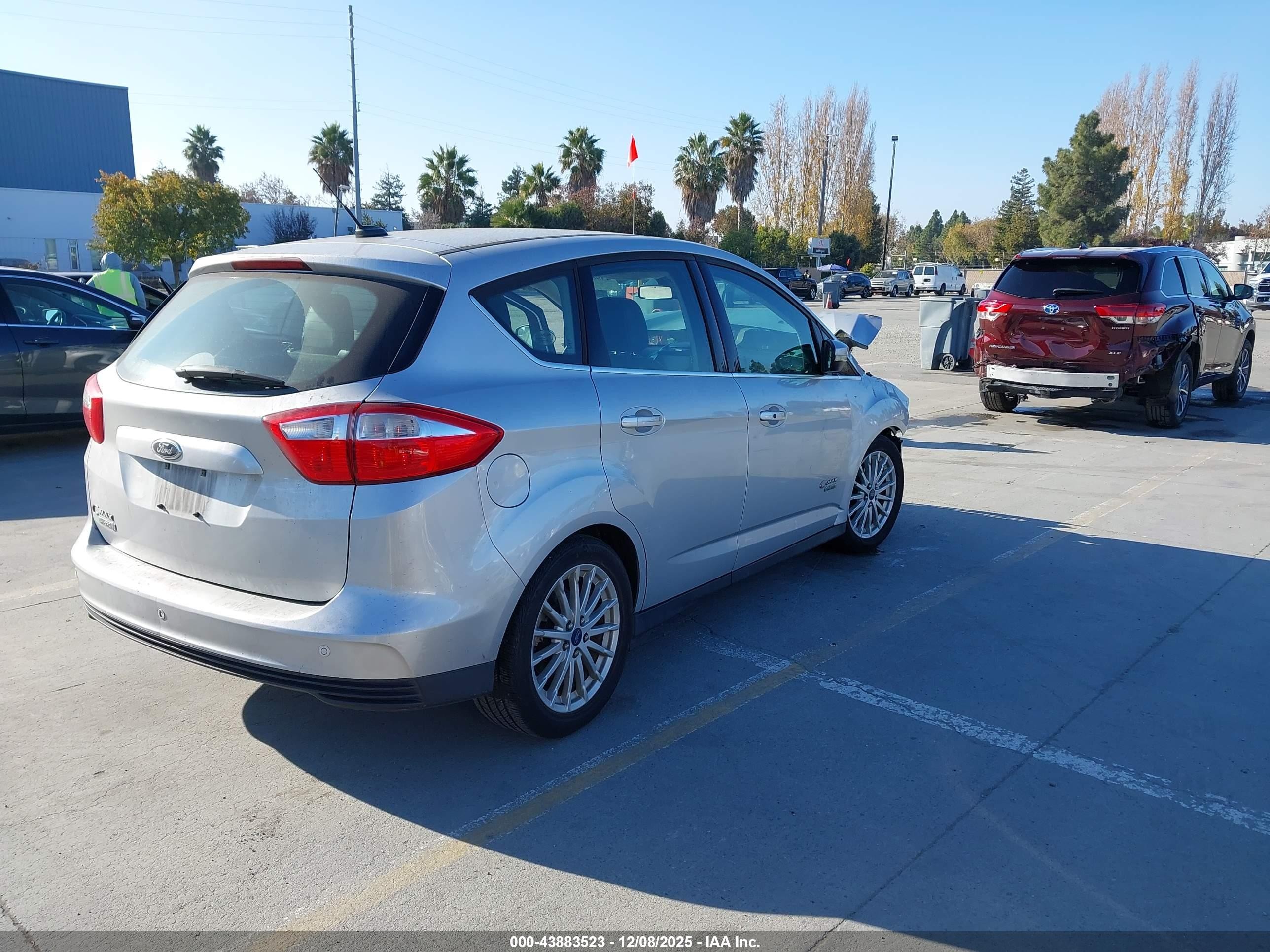 2015 Ford C-max Energi Sel Серый vin: 1FADP5CU4FL122298
