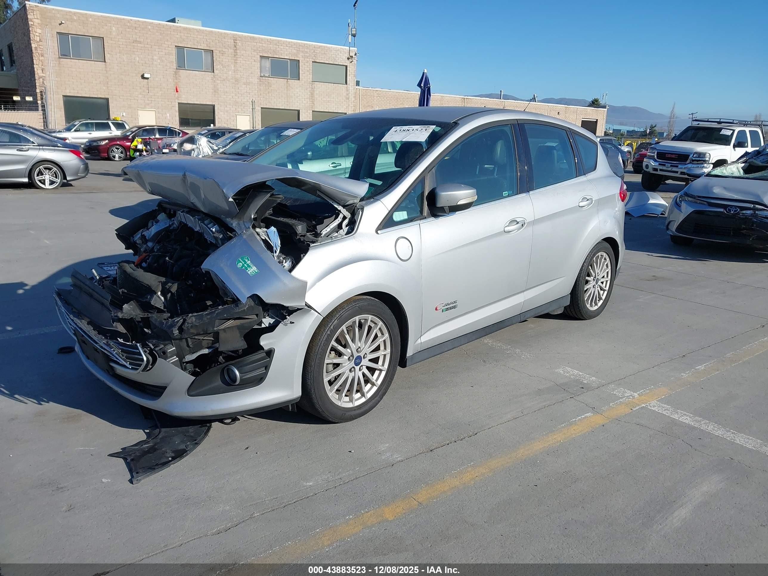 2015 Ford C-max Energi Sel Серый vin: 1FADP5CU4FL122298