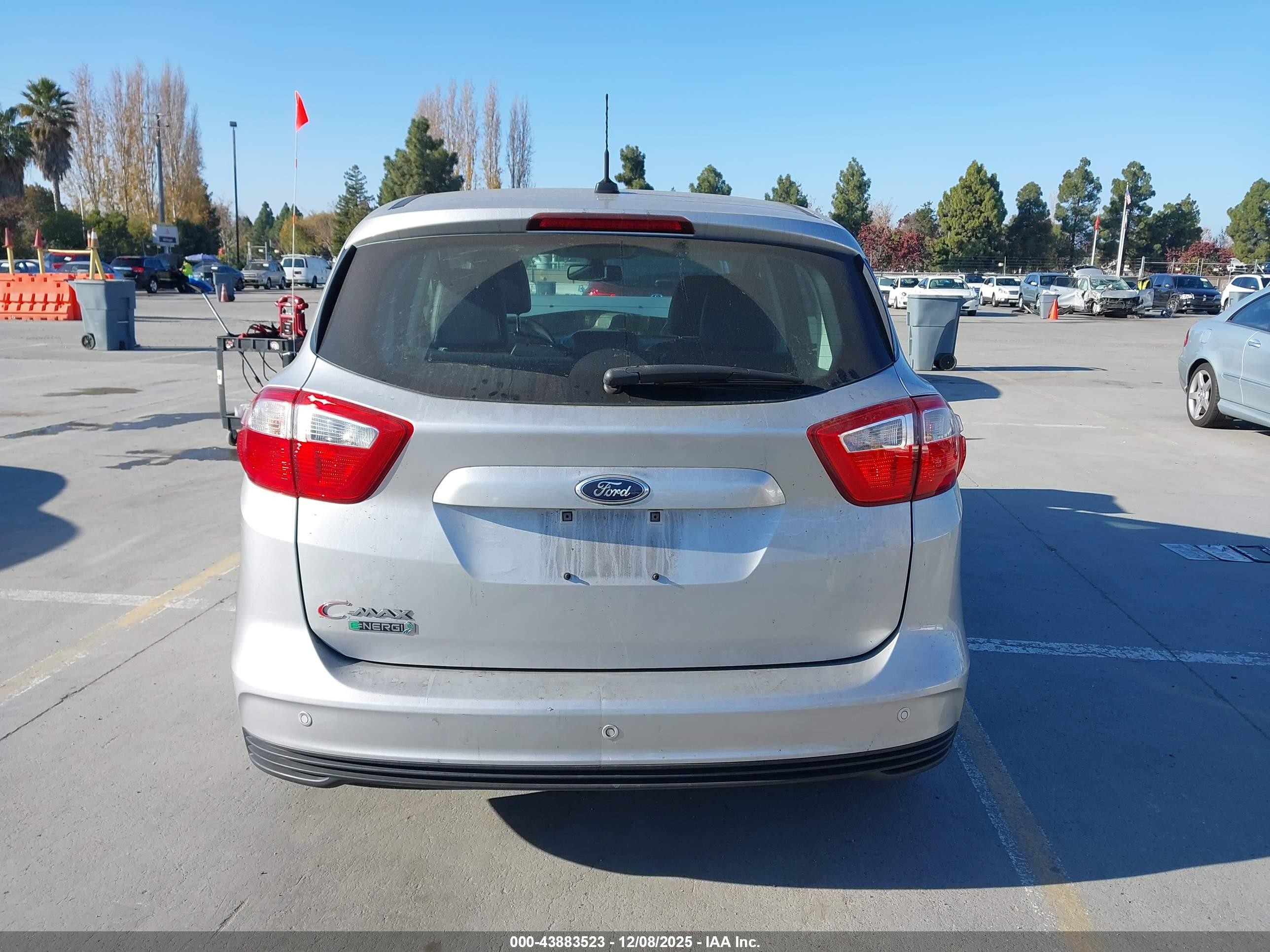 2015 Ford C-max Energi Sel Серый vin: 1FADP5CU4FL122298