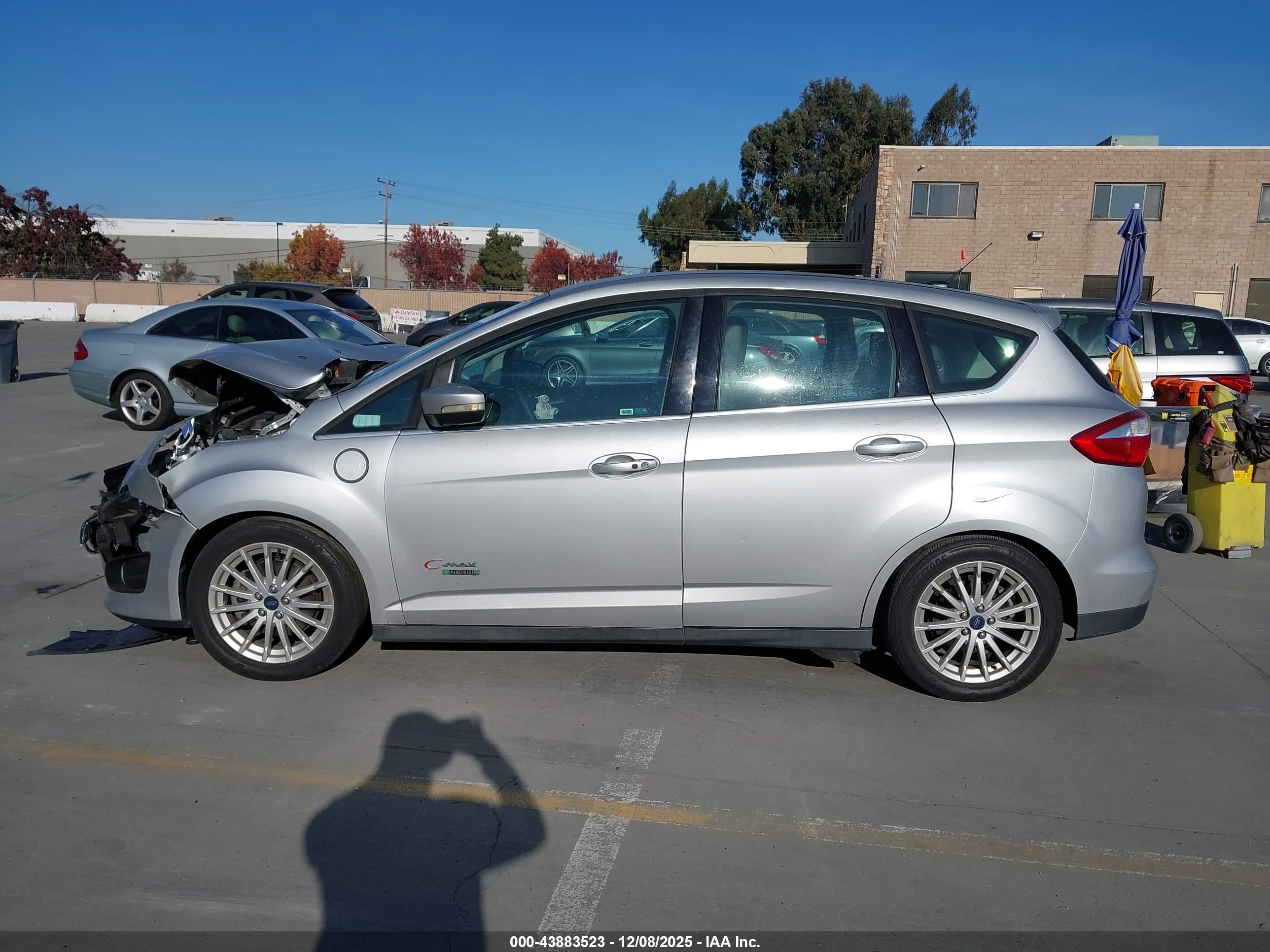 2015 Ford C-max Energi Sel Серый vin: 1FADP5CU4FL122298