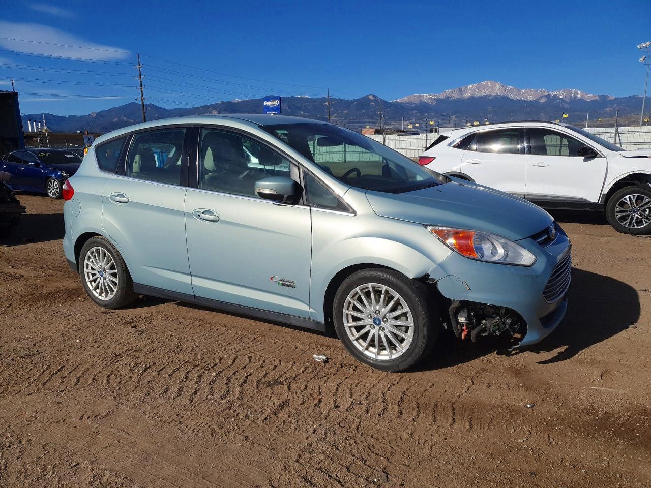 2013 Ford C-max Premium Blue vin: 1FADP5CU5DL521119