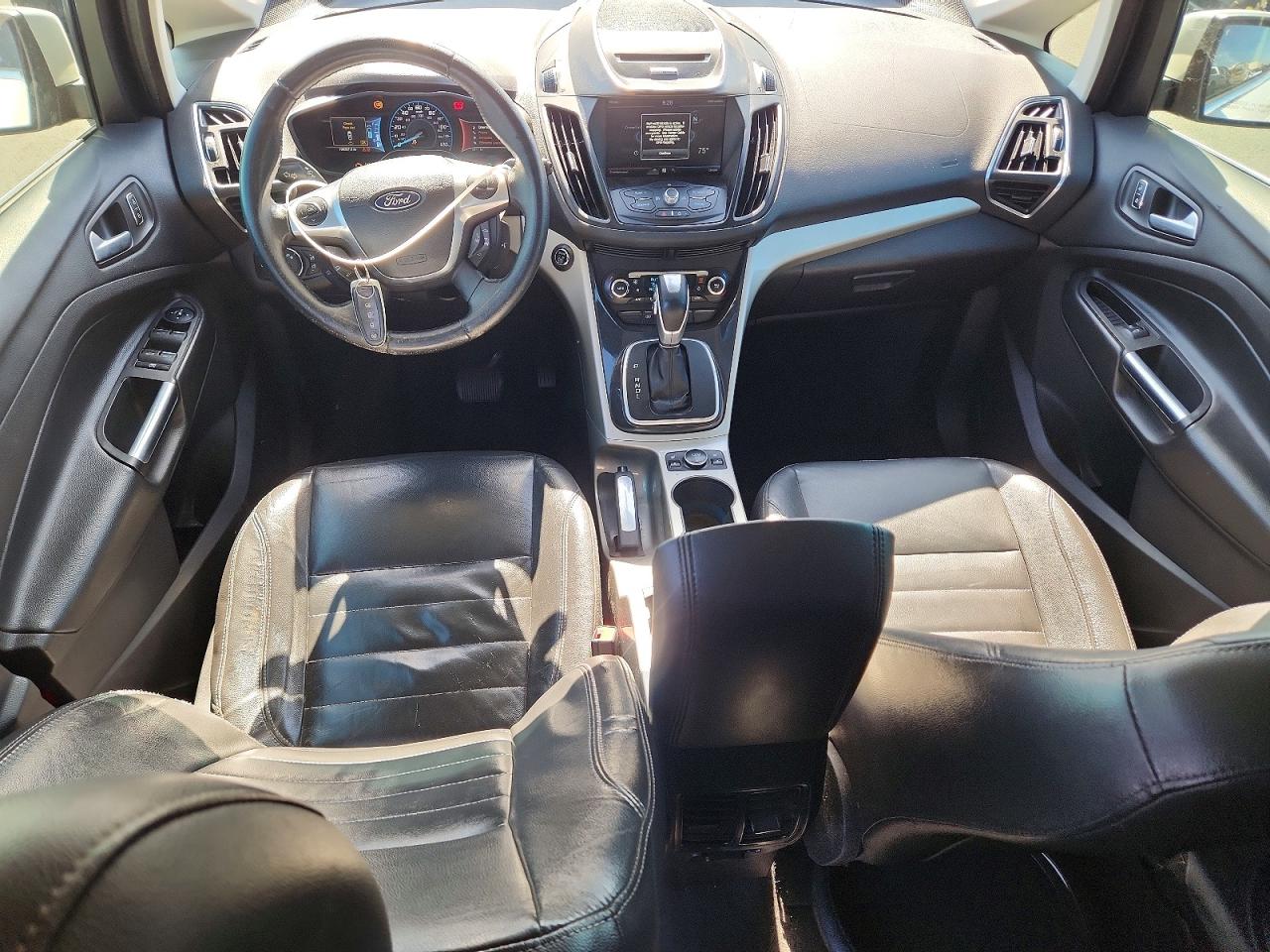 2013 Ford C-max Premium White vin: 1FADP5CU5DL537918