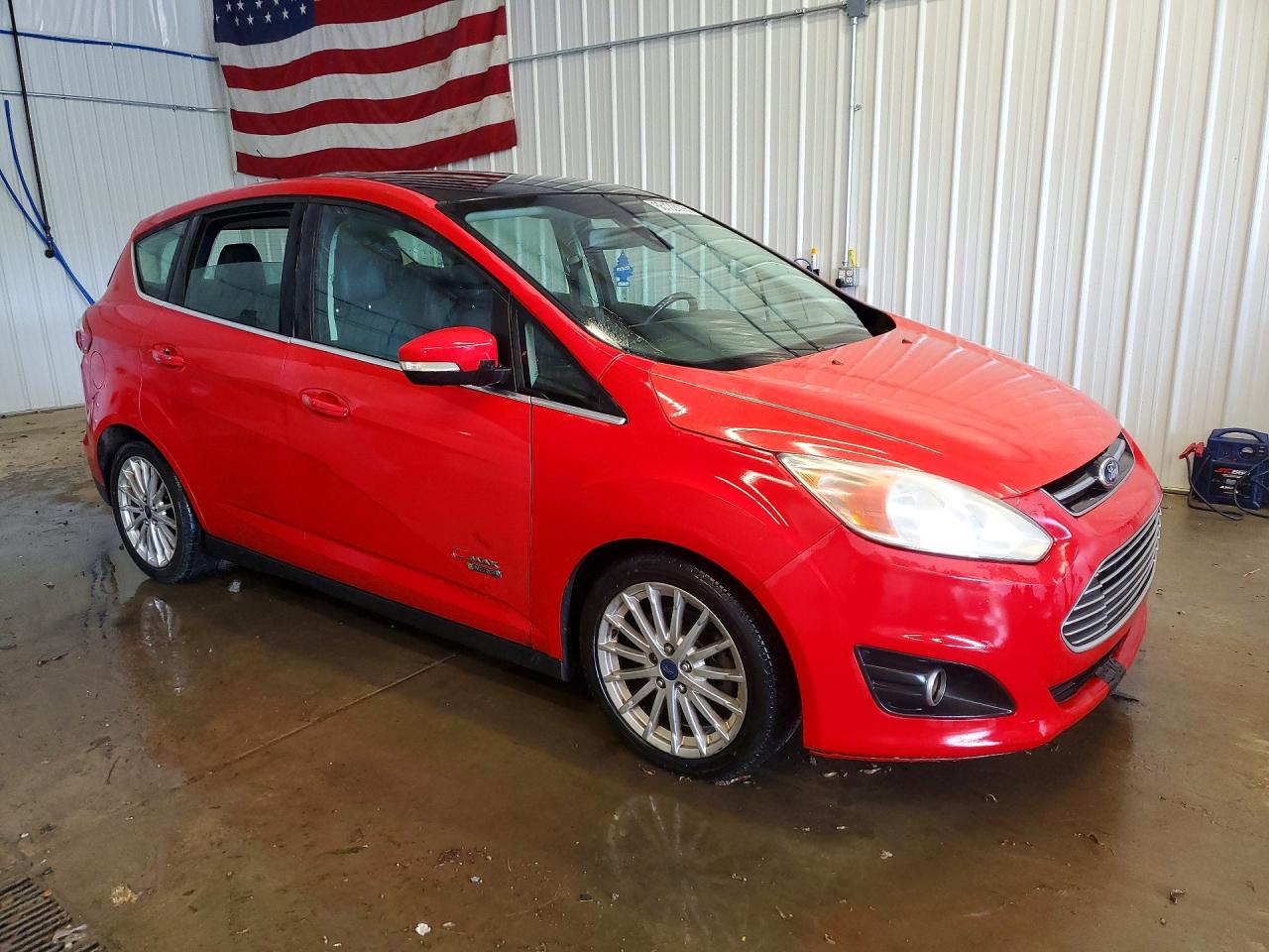 2013 Ford C-max Premium Красный vin: 1FADP5CU5DL541791