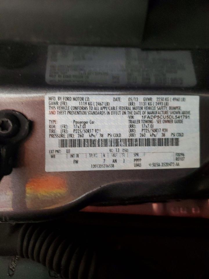 2013 Ford C-max Premium Красный vin: 1FADP5CU5DL541791