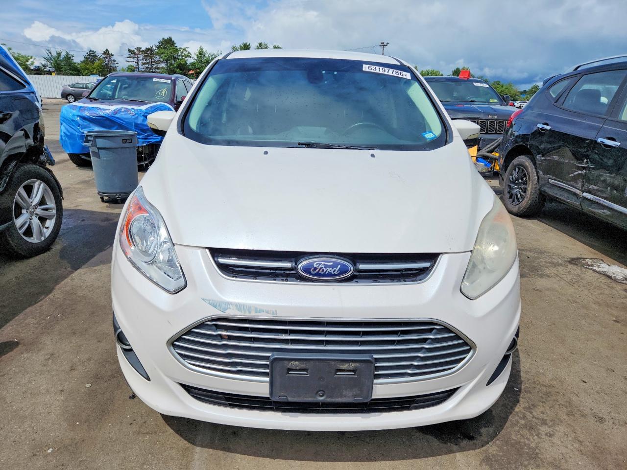 2013 Ford C-max Premium Белый vin: 1FADP5CU5DL557182
