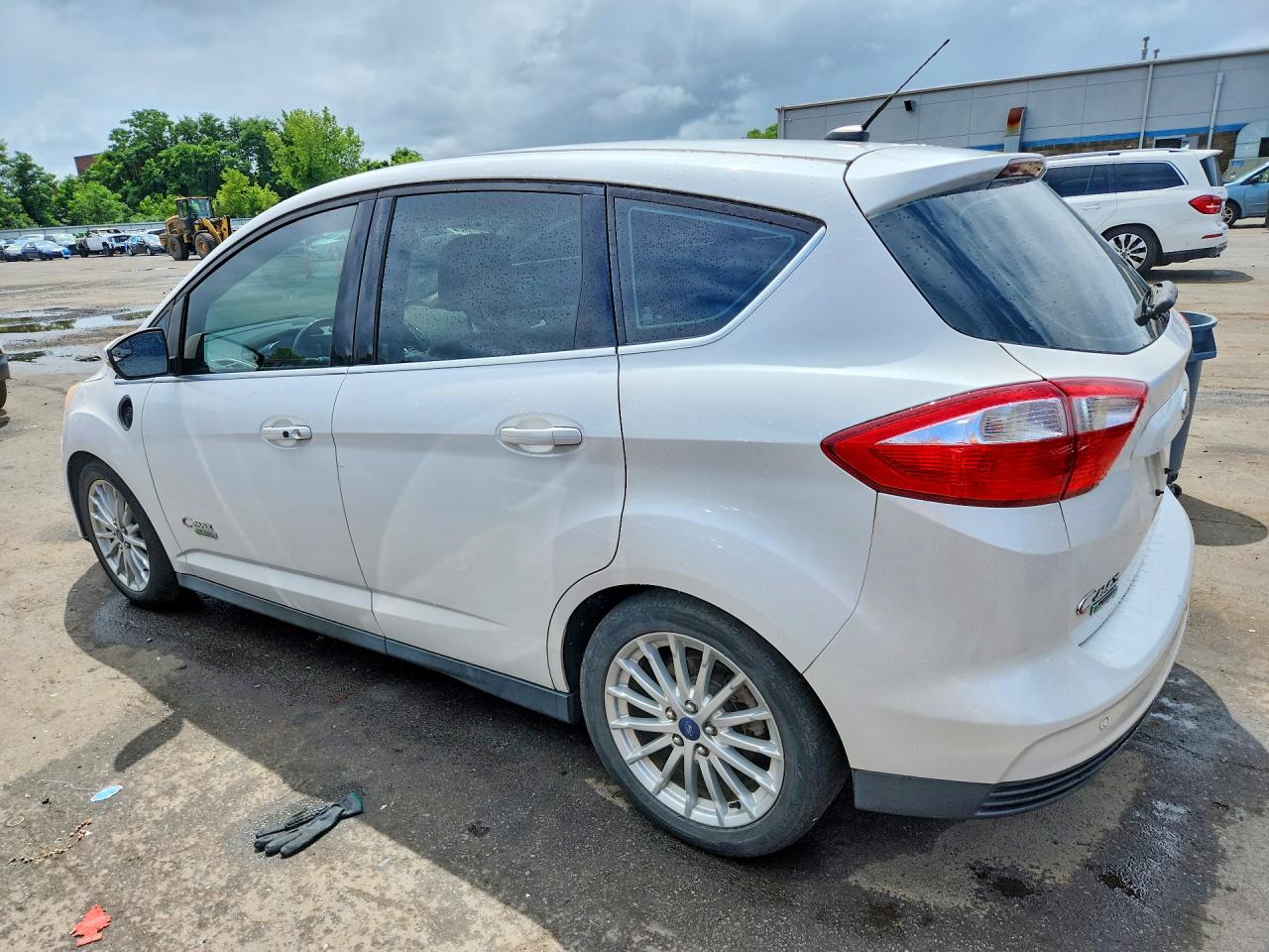 2013 Ford C-max Premium Белый vin: 1FADP5CU5DL557182