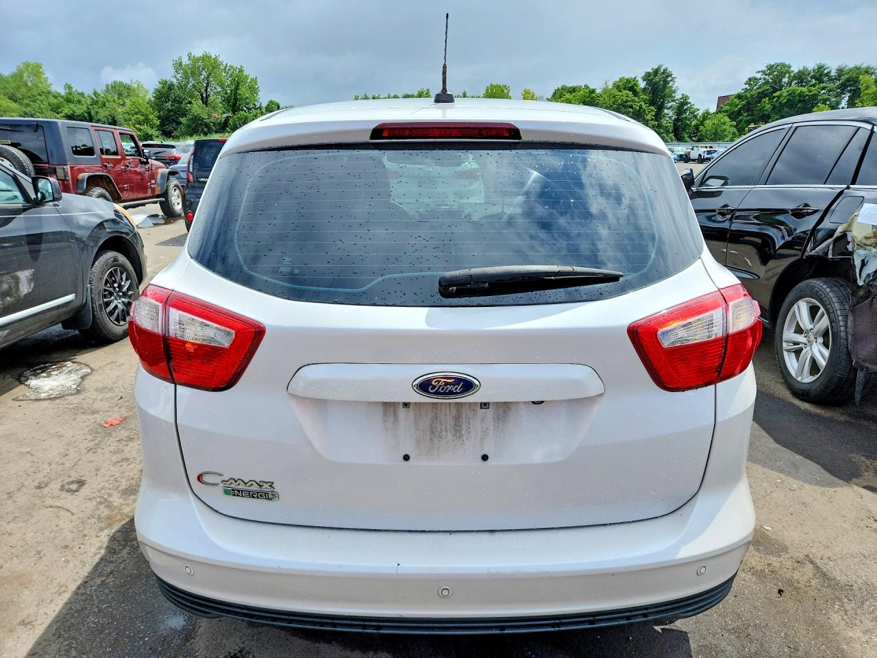 2013 Ford C-max Premium Белый vin: 1FADP5CU5DL557182