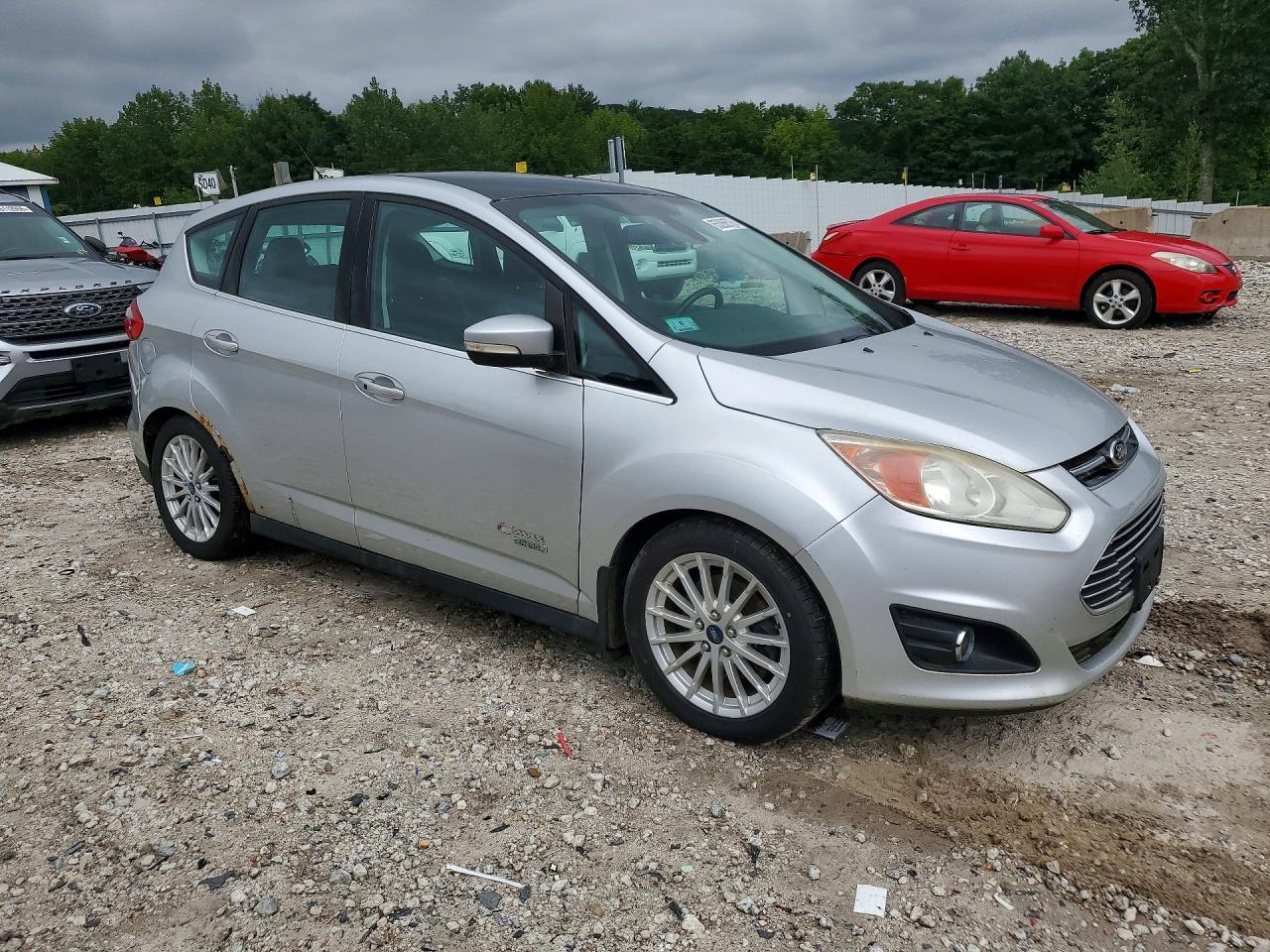 2013 Ford C-max Premium Silver vin: 1FADP5CU5DL557683