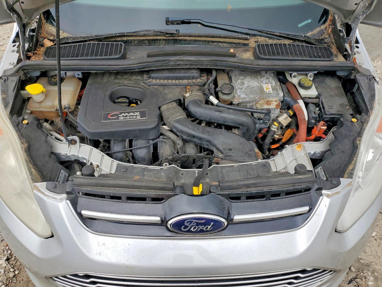 2013 Ford C-max Premium Silver vin: 1FADP5CU5DL557683