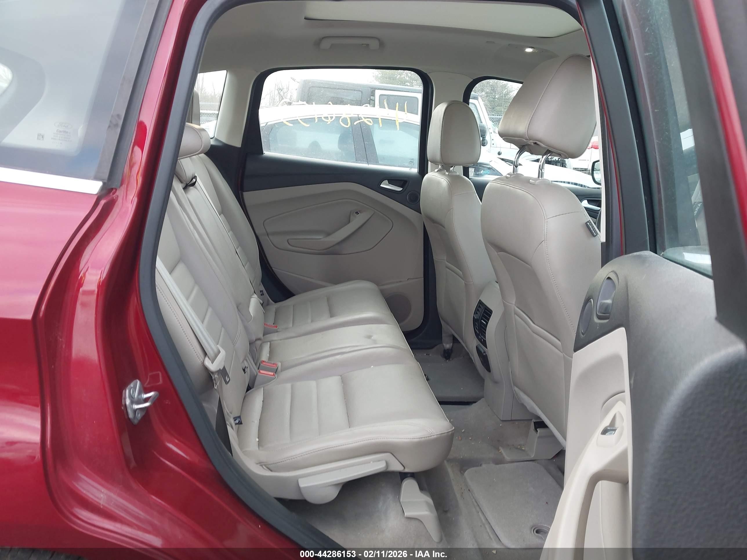 2014 Ford C-max Energi Sel Red vin: 1FADP5CU5EL512843