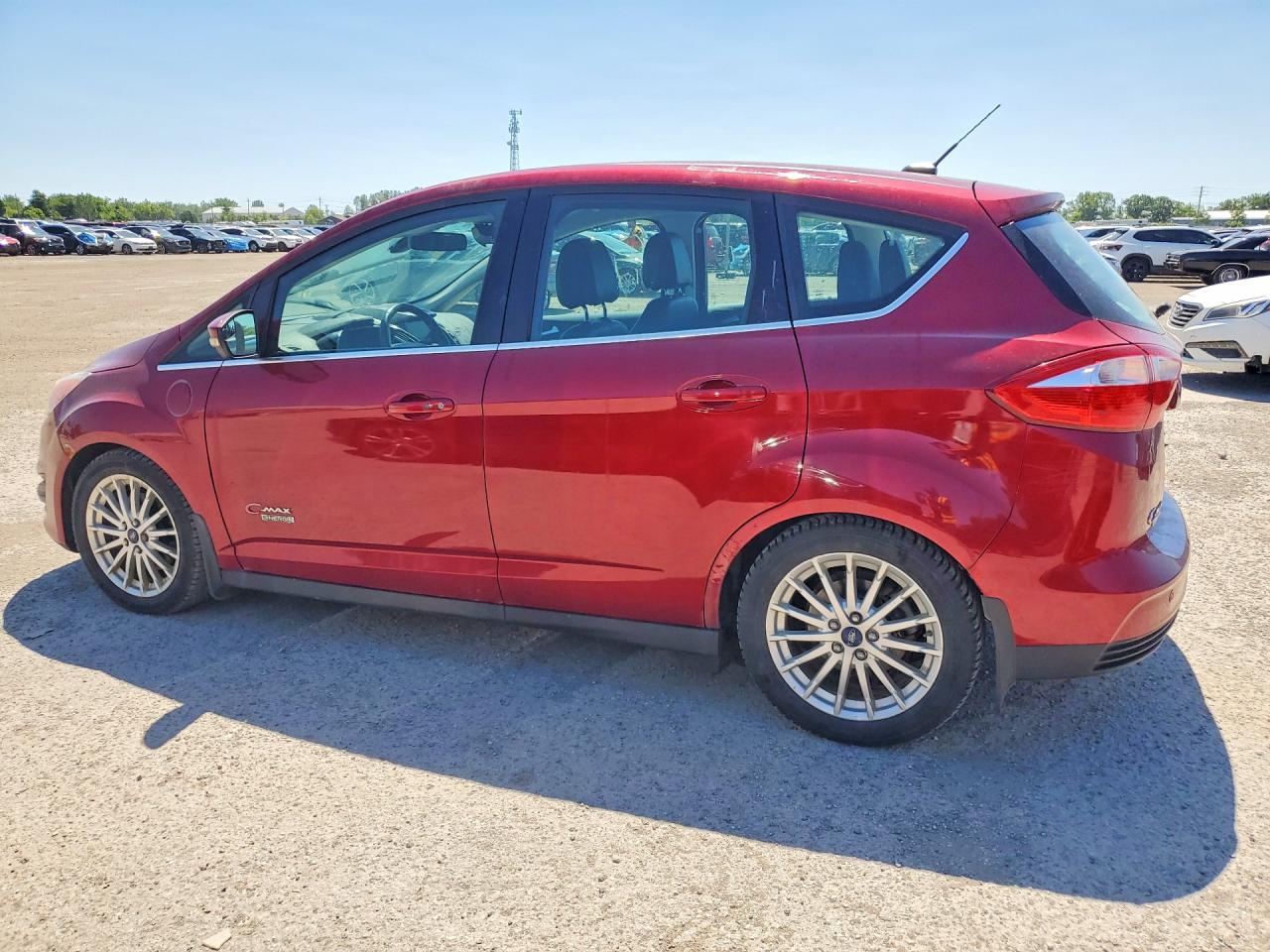 2014 Ford C-max Premium Maroon vin: 1FADP5CU5EL514883
