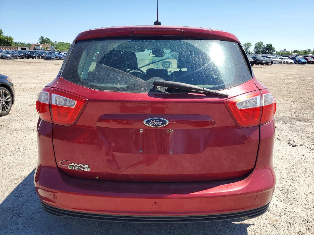 2014 Ford C-max Premium Maroon vin: 1FADP5CU5EL514883