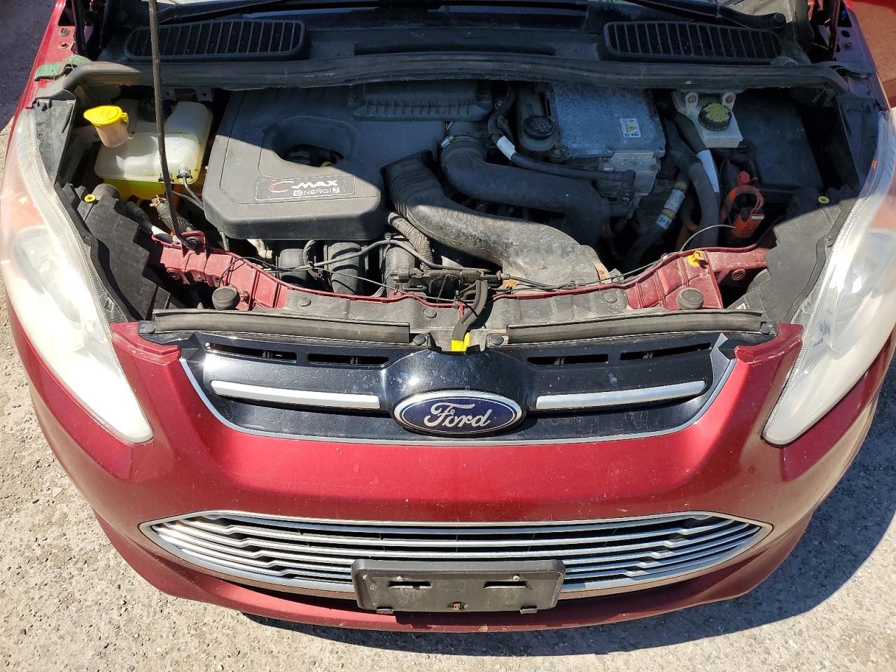 2014 Ford C-max Premium Maroon vin: 1FADP5CU5EL514883