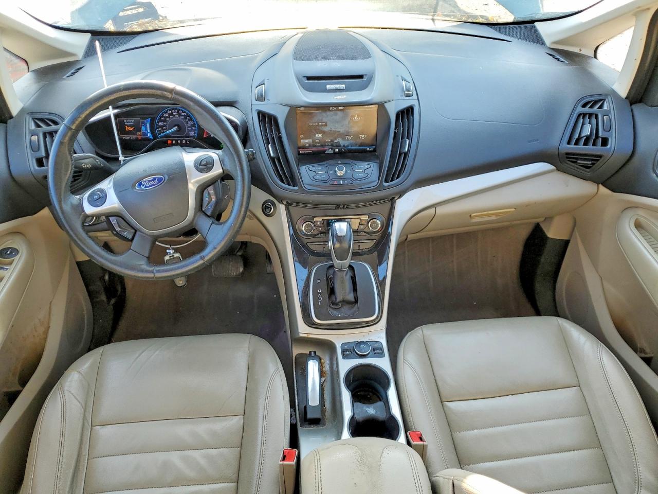 2014 Ford C-max Premium Silver vin: 1FADP5CU5EL516794