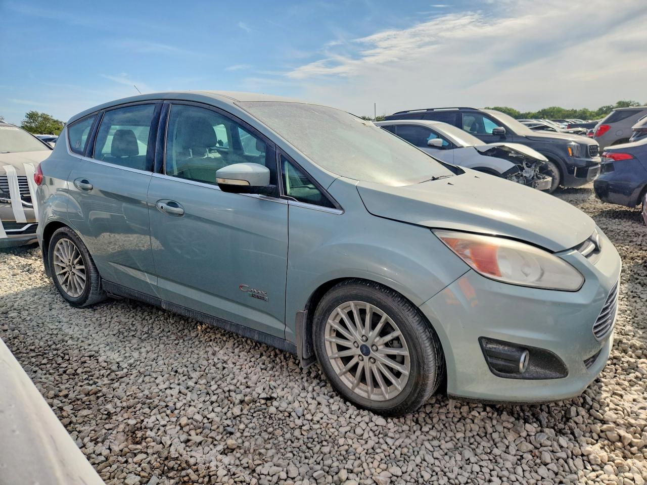 2014 Ford C-max Premium Silver vin: 1FADP5CU5EL516794