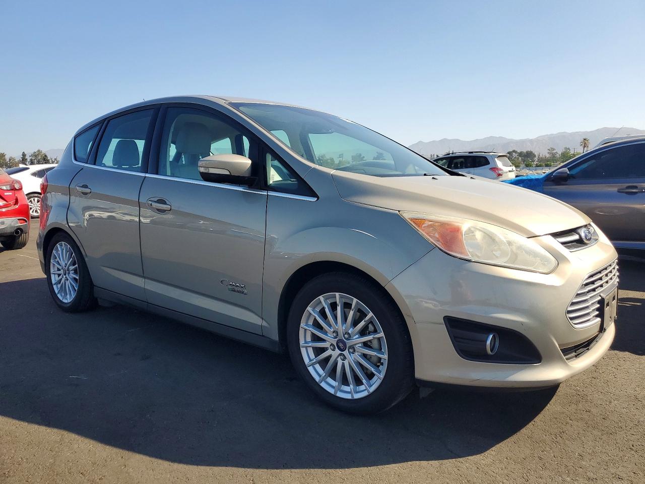 2015 Ford C-max Premium Sel Tan vin: 1FADP5CU5FL101587