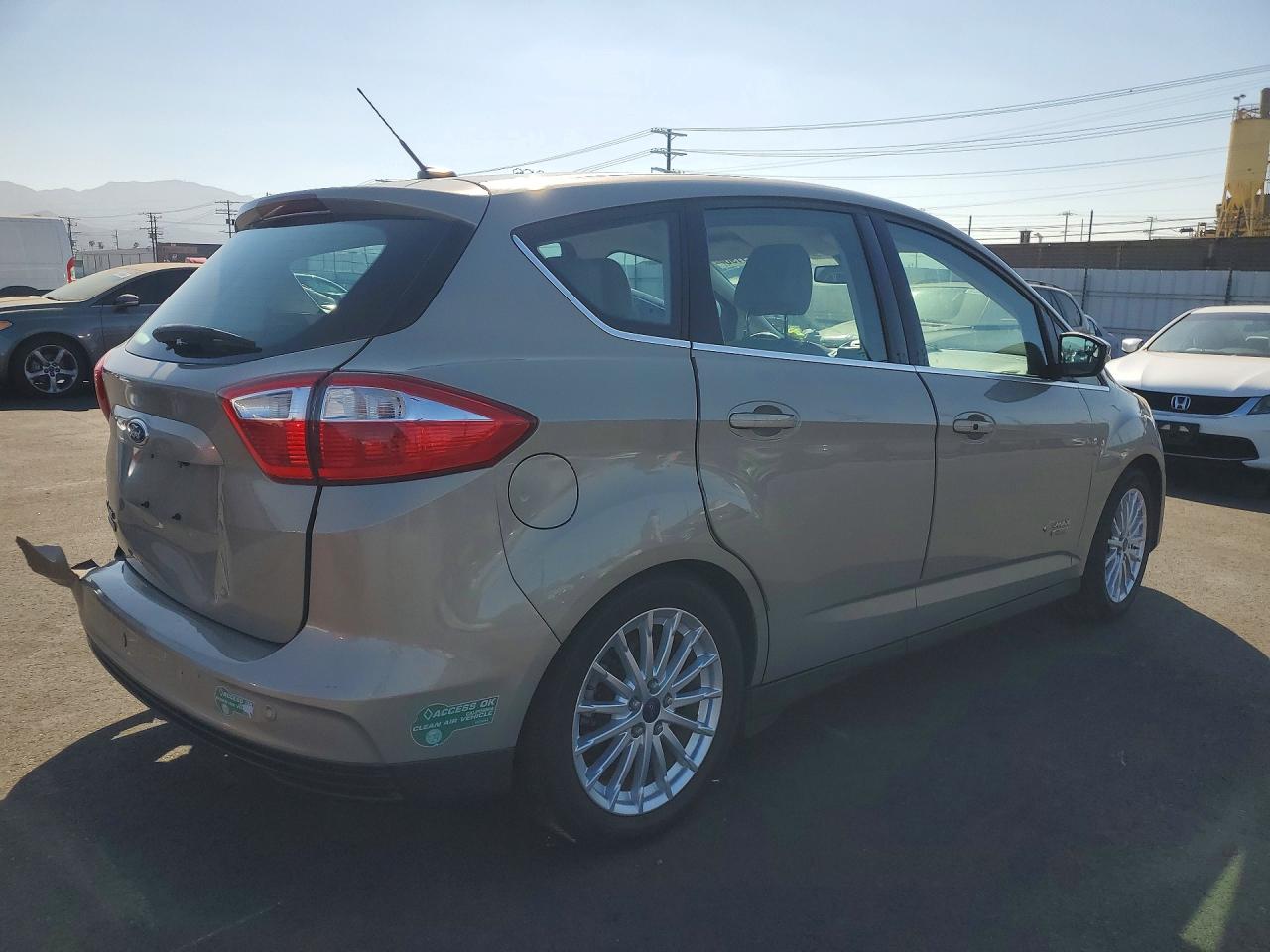 2015 Ford C-max Premium Sel Tan vin: 1FADP5CU5FL101587