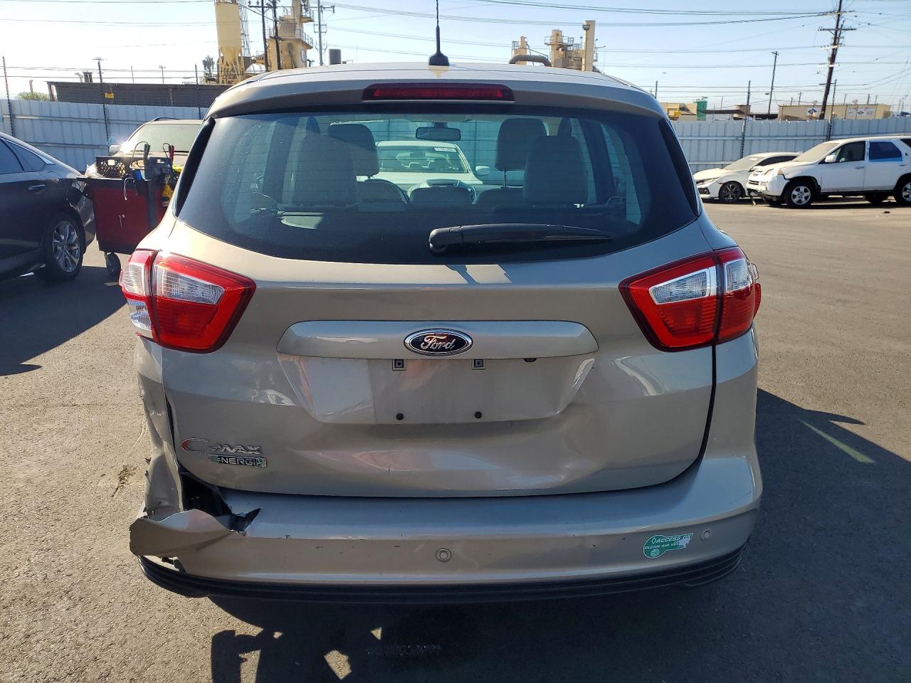 2015 Ford C-max Premium Sel Tan vin: 1FADP5CU5FL101587