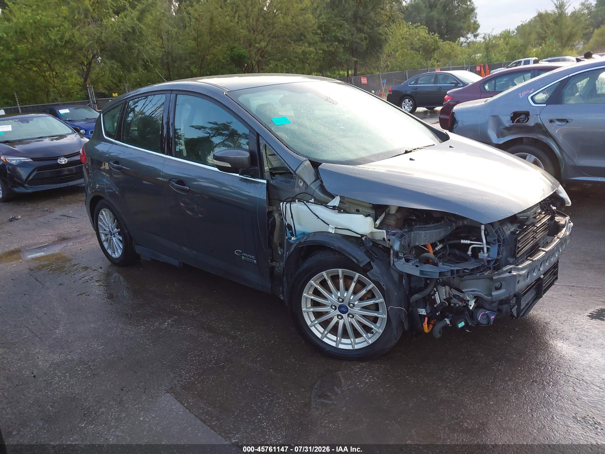 2015 Ford C-max Energi Sel Black vin: 1FADP5CU5FL104781