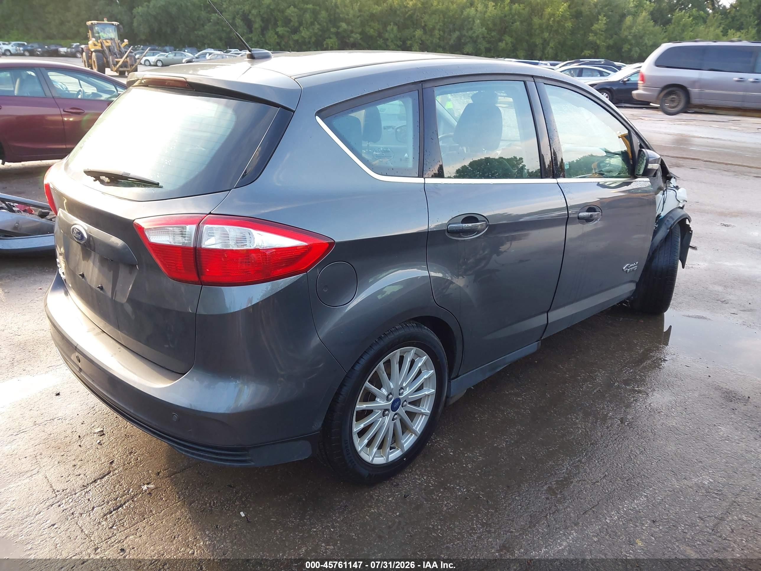 2015 Ford C-max Energi Sel Black vin: 1FADP5CU5FL104781
